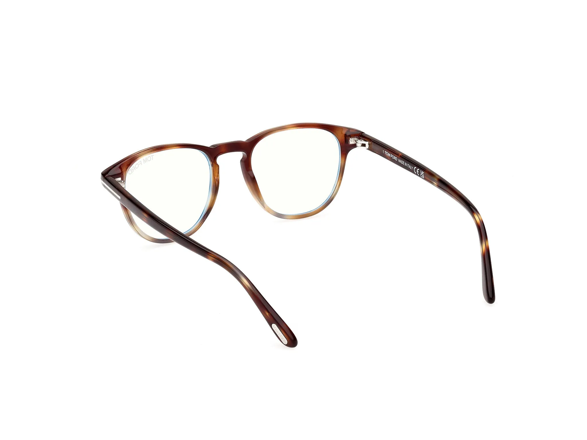 TOM FORD FT5899-B 55 Montature da vista Acetato Havana Squadrata Normale - immagine 4