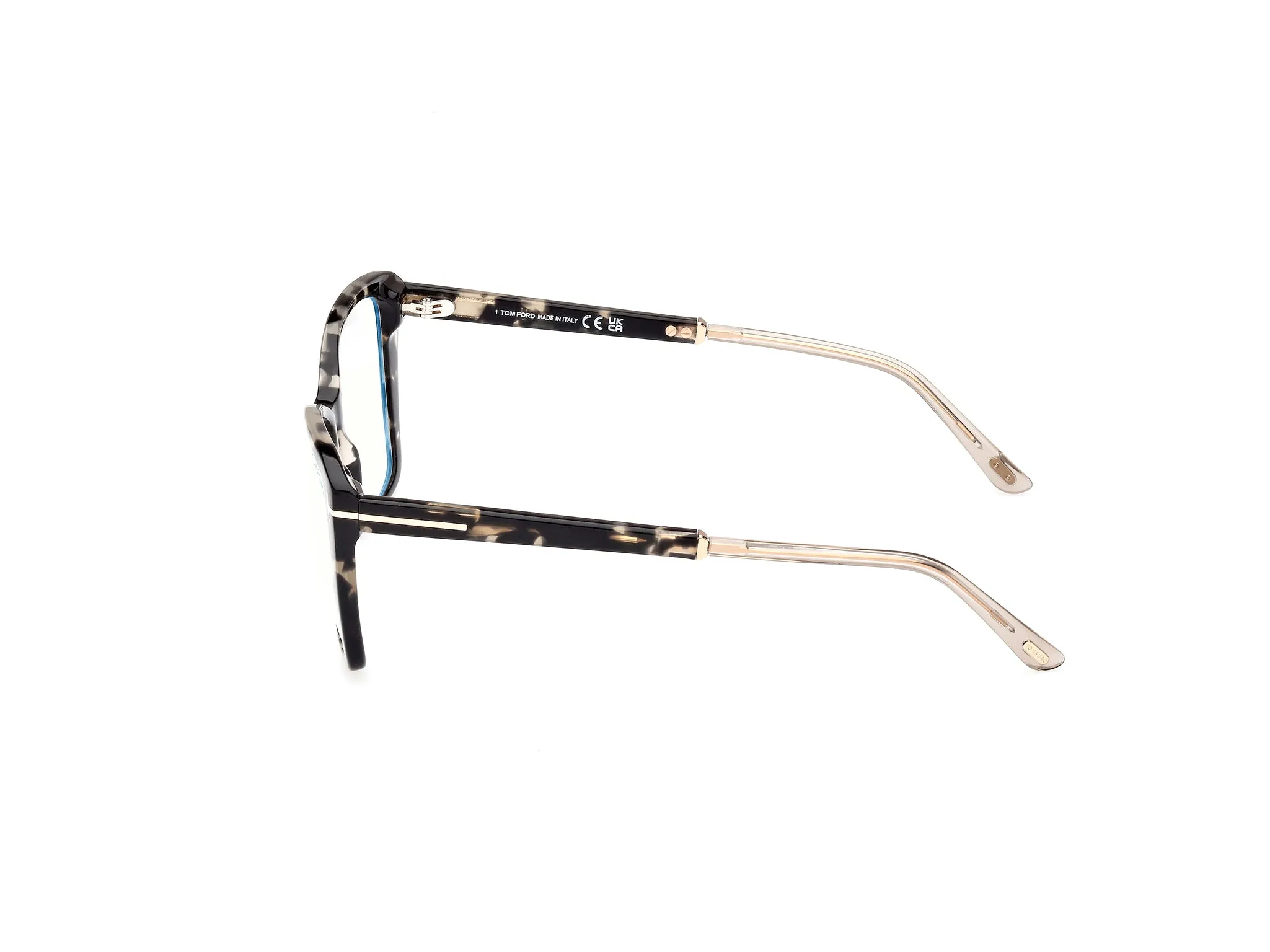 TOM FORD FT5893-B 5 Montature da vista Acetato Nero Farfalla Normale - immagine 2