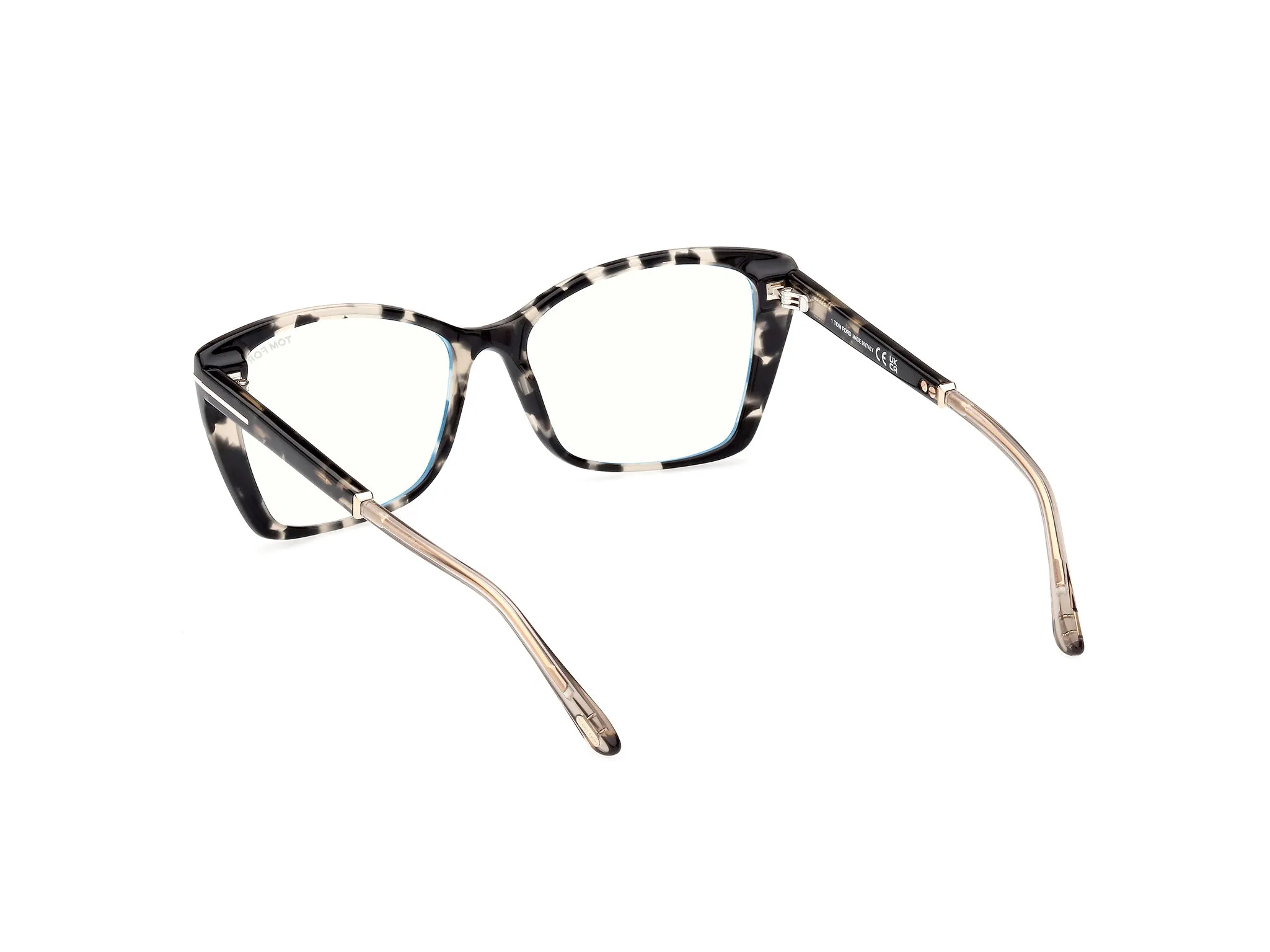 TOM FORD FT5893-B 5 Montature da vista Acetato Nero Farfalla Normale - immagine 4