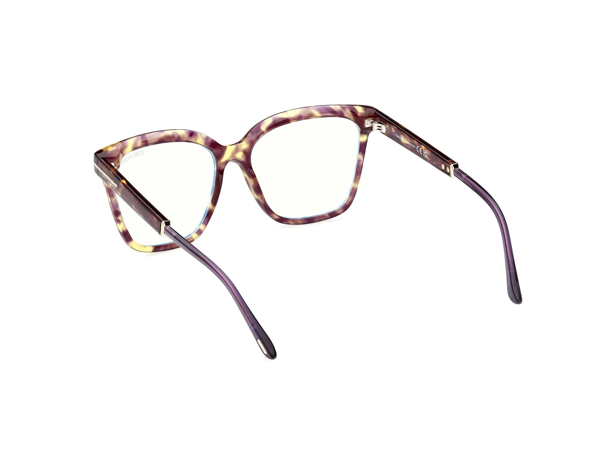 TOM FORD FT5892-B 55 Montature da vista Acetato Havana Squadrata Normale - immagine 4