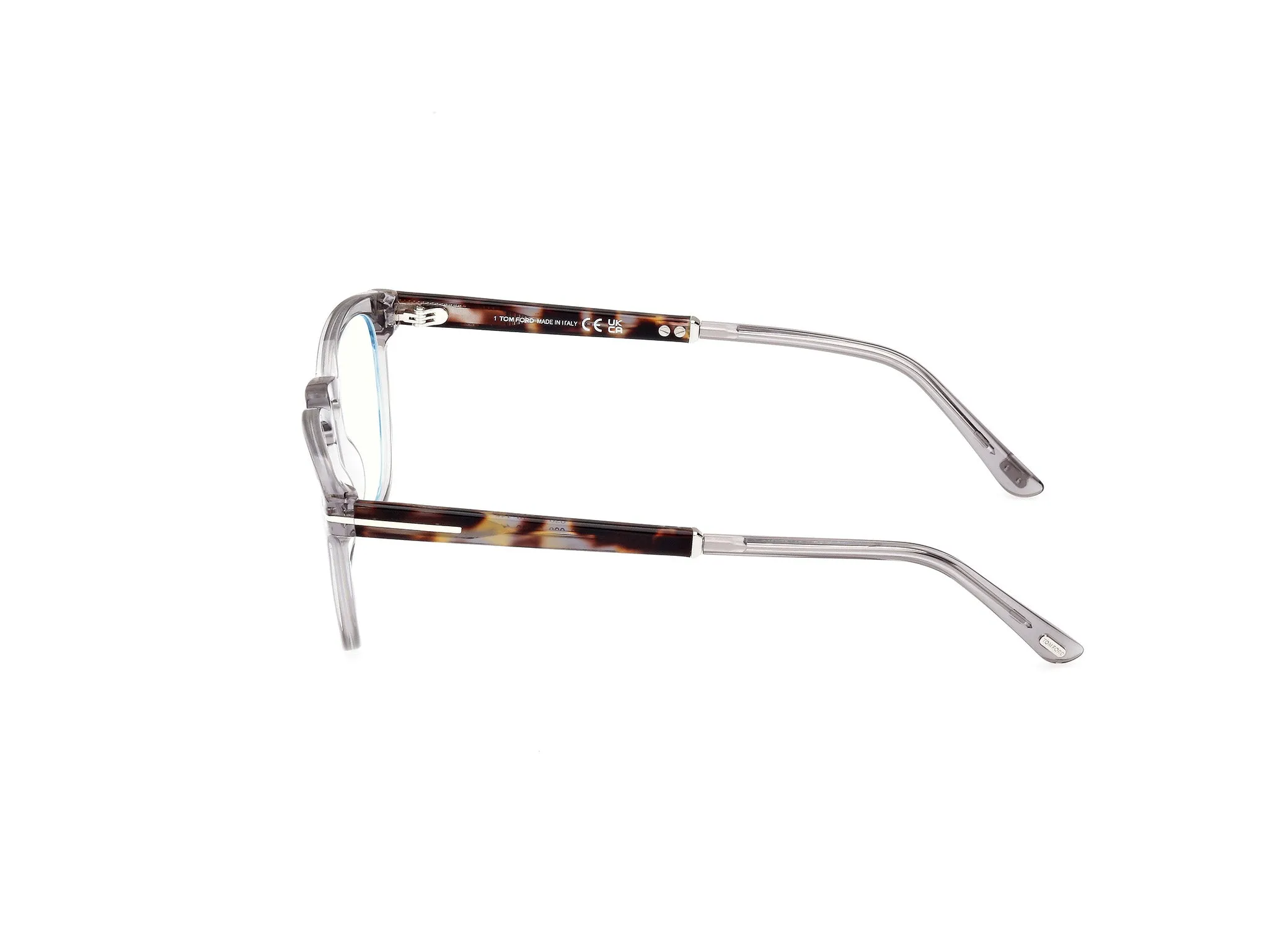TOM FORD FT5890-B 20 Montature da vista Acetato Grigio Rotonda Normale - immagine 2