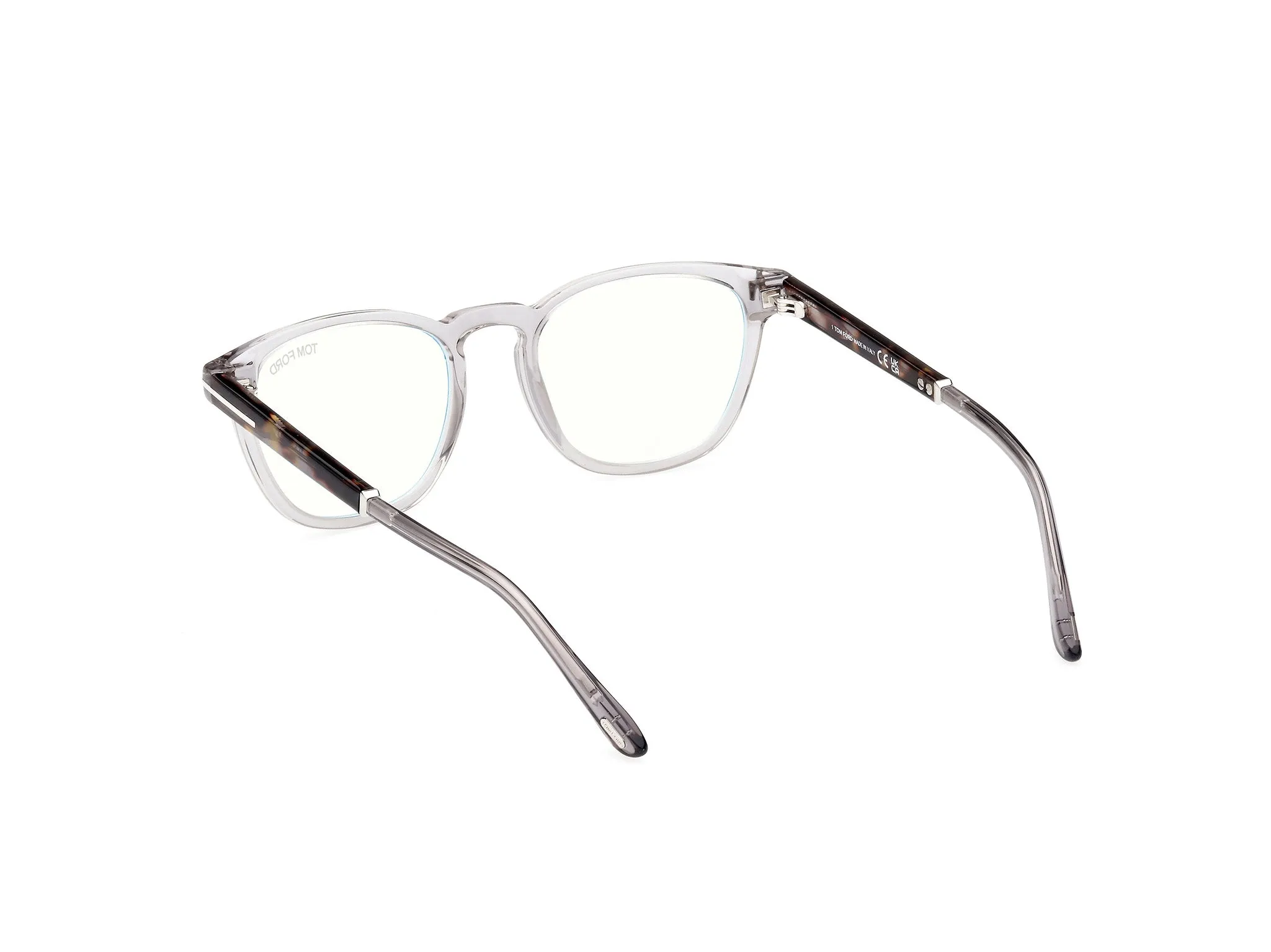 TOM FORD FT5890-B 20 Montature da vista Acetato Grigio Rotonda Normale - immagine 4