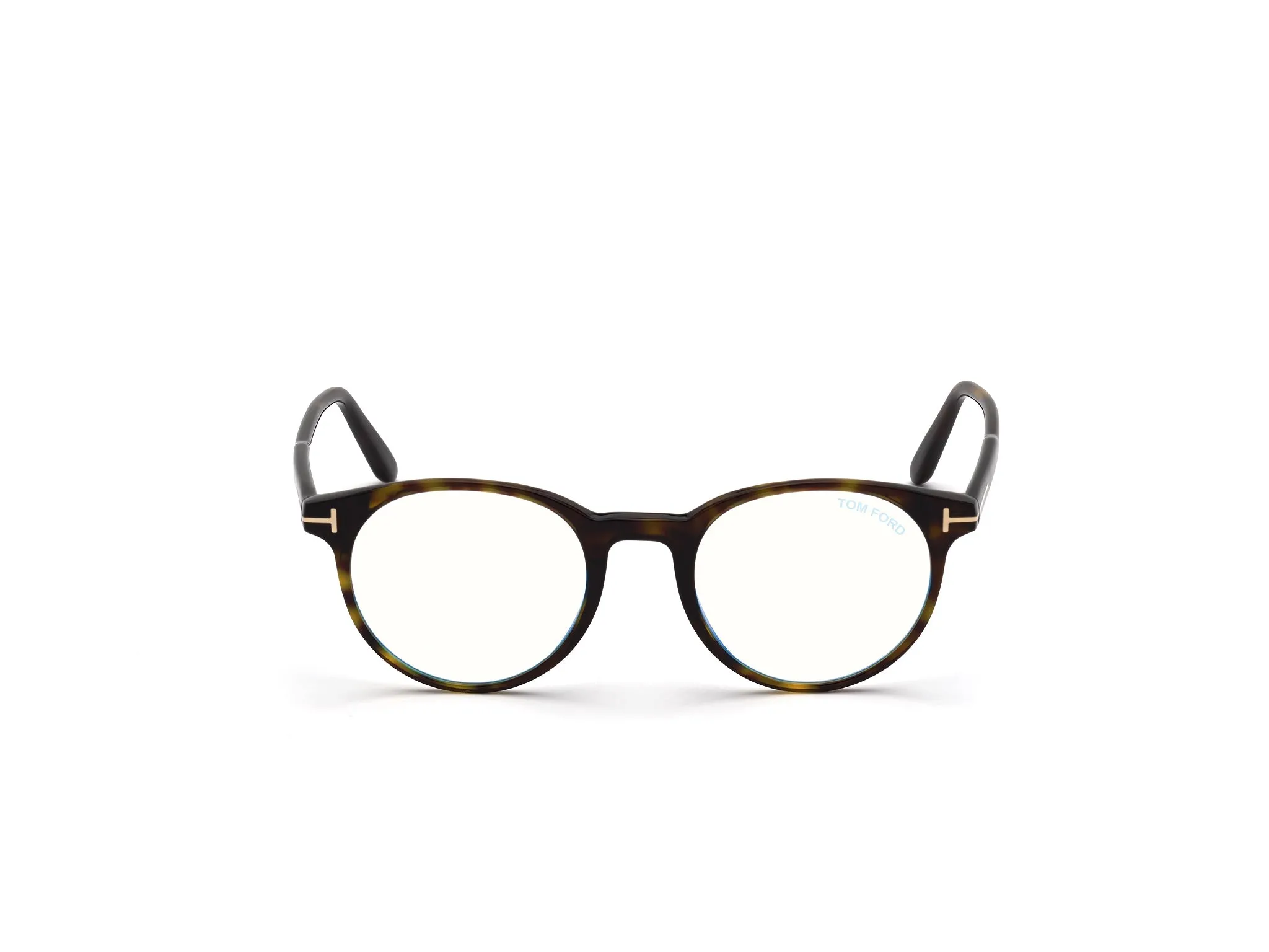 TOM FORD FT5695-B 52 Montature da vista Acetato Havana Rotonda Normale - immagine 3