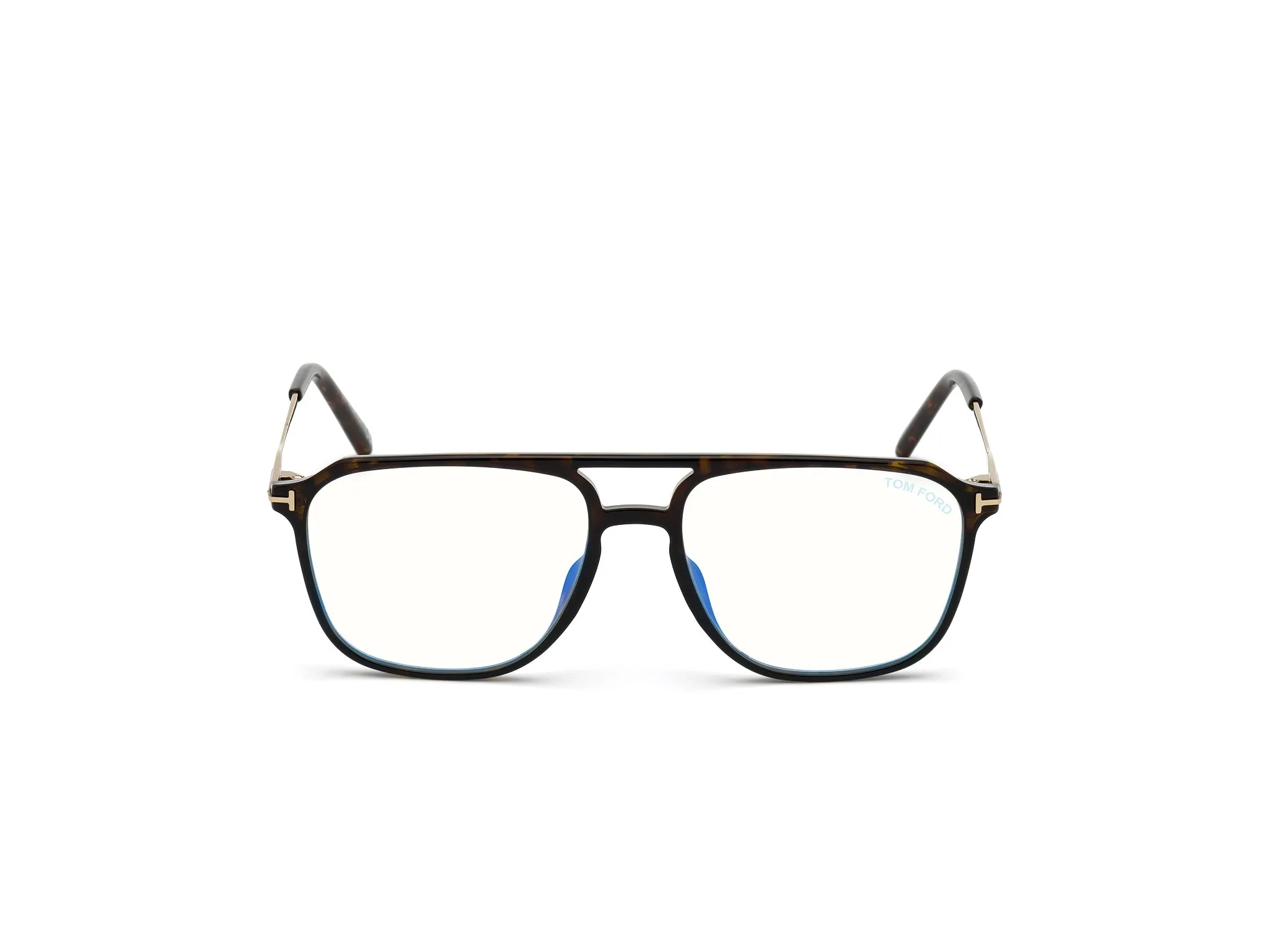 TOM FORD FT5665-B 52 Montature da vista Iniettato Havana Squadrata Normale - immagine 3