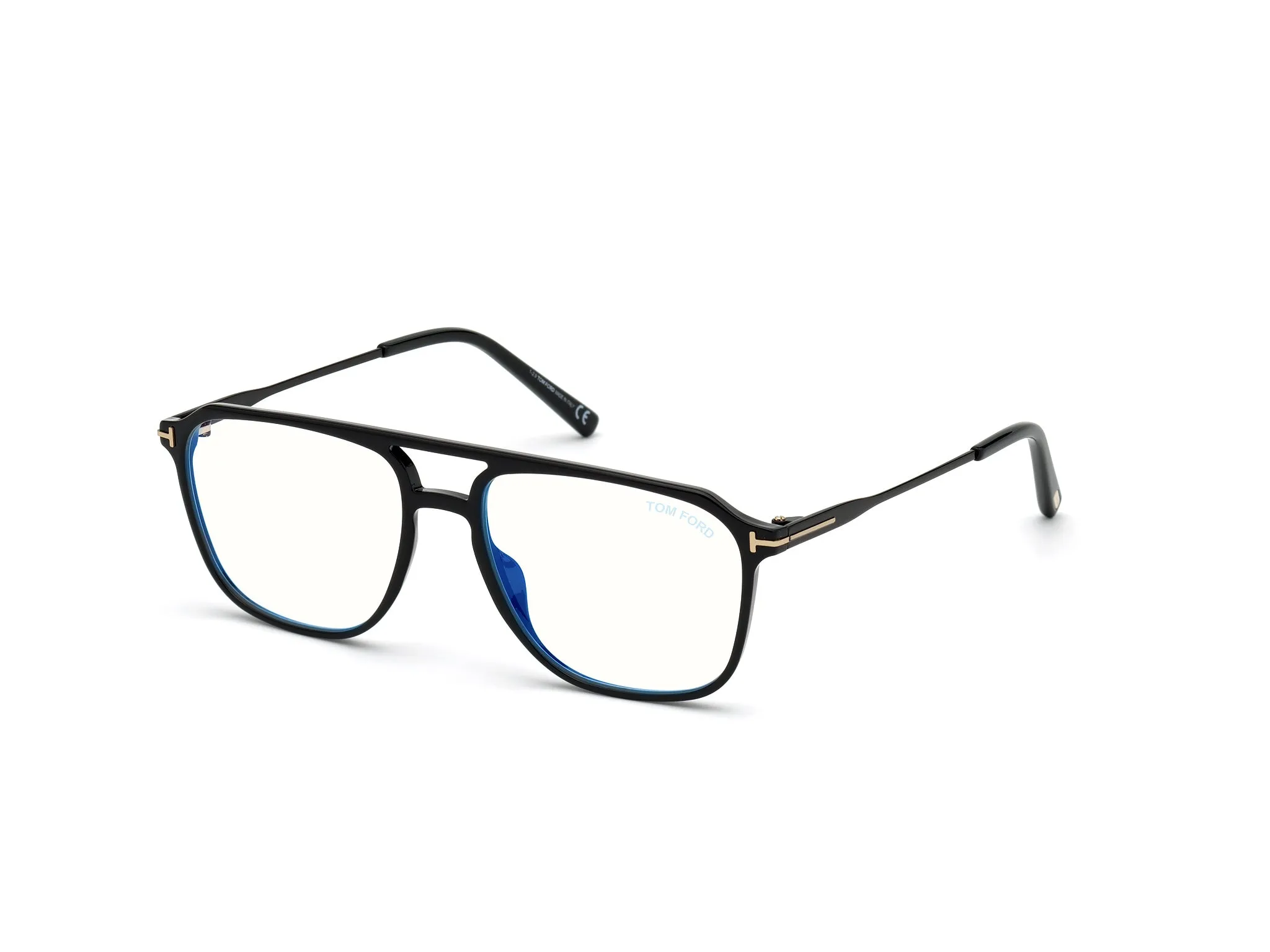 TOM FORD FT5665-B 1 Montature da vista Iniettato Nero Squadrata Normale - immagine 1