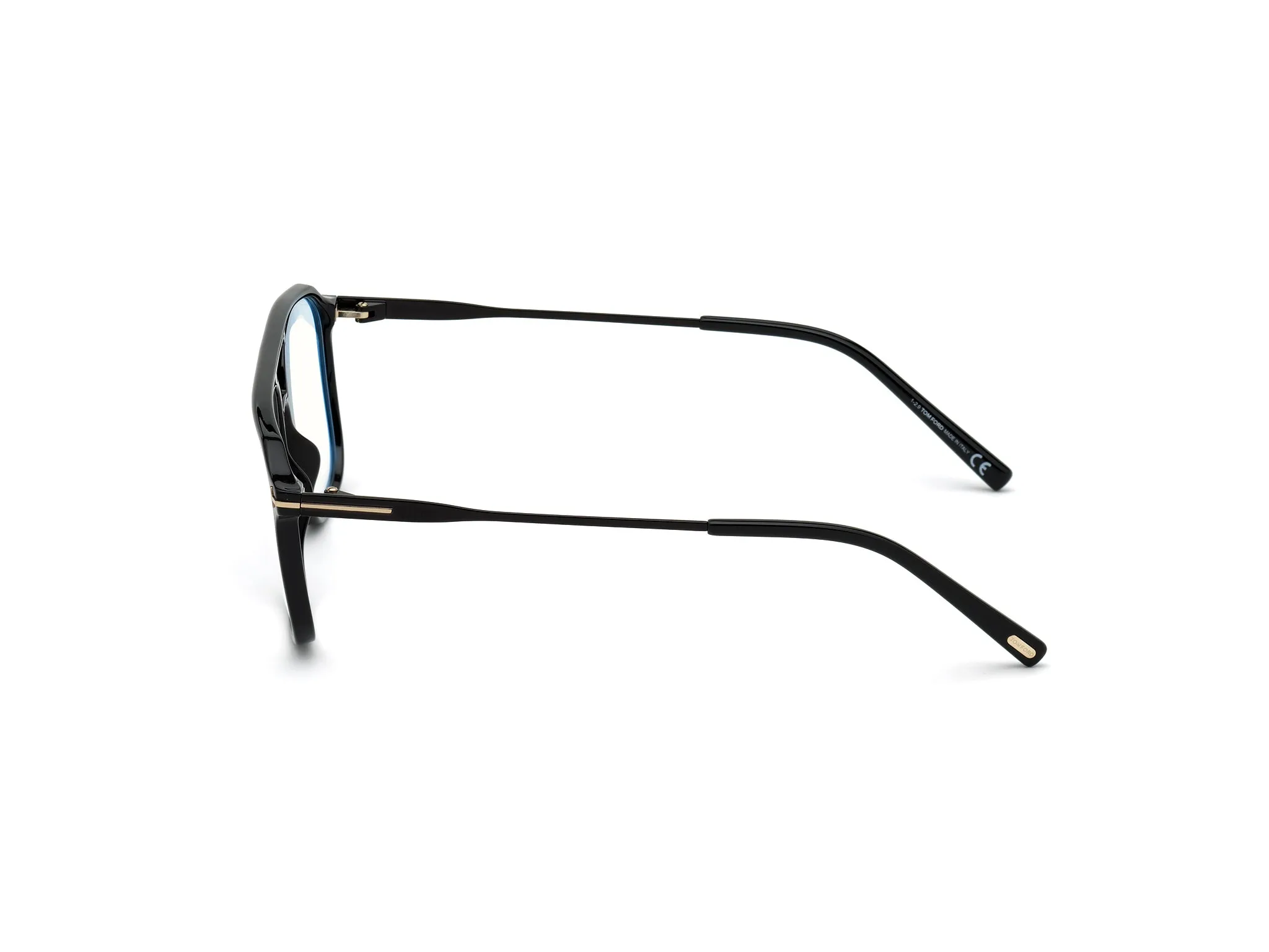 TOM FORD FT5665-B 1 Montature da vista Iniettato Nero Squadrata Normale - immagine 2