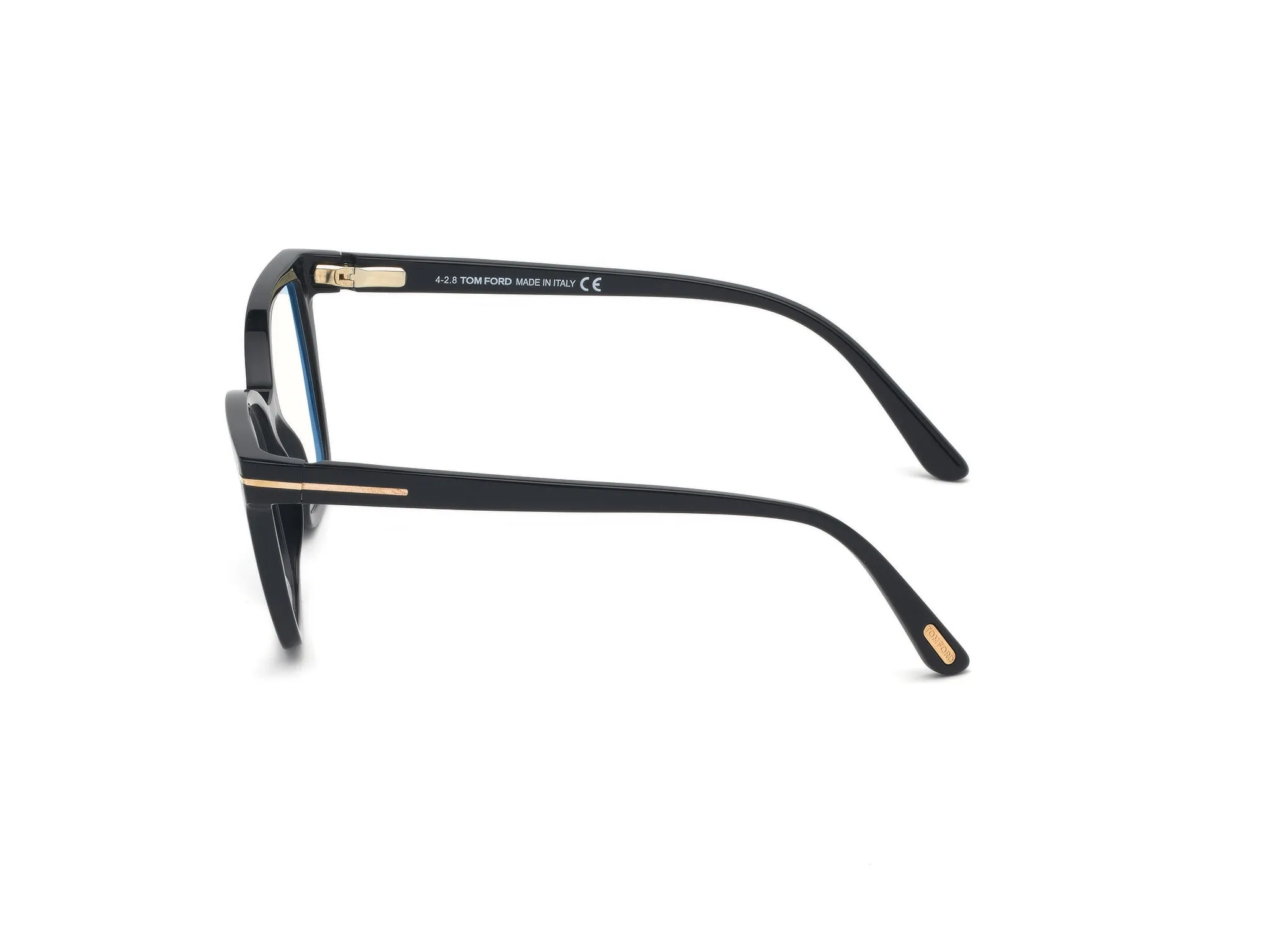 TOM FORD FT5641-B 1 Montature da vista Acetato Nero Farfalla Normale - immagine 2