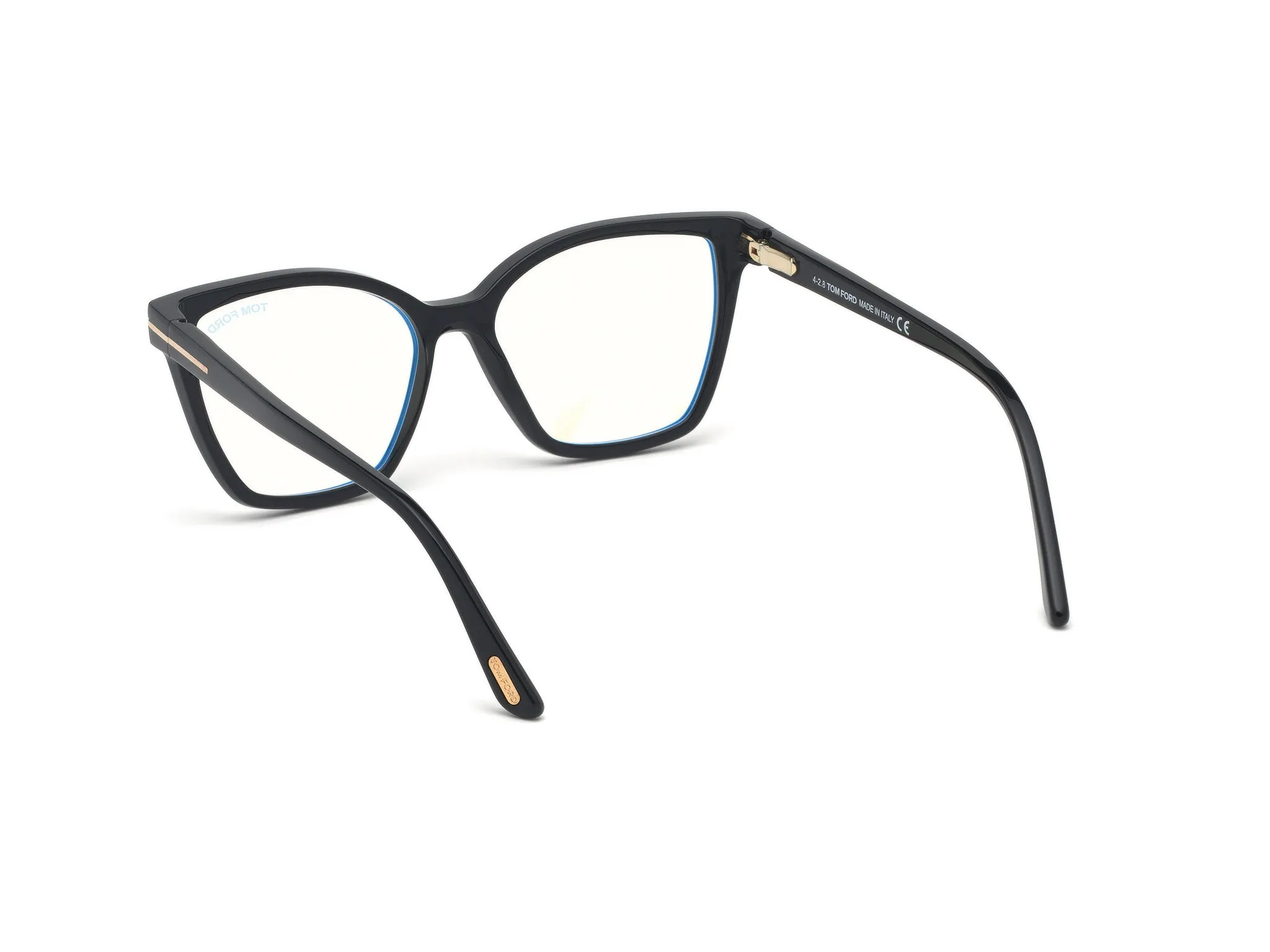 TOM FORD FT5641-B 1 Montature da vista Acetato Nero Farfalla Normale - immagine 4