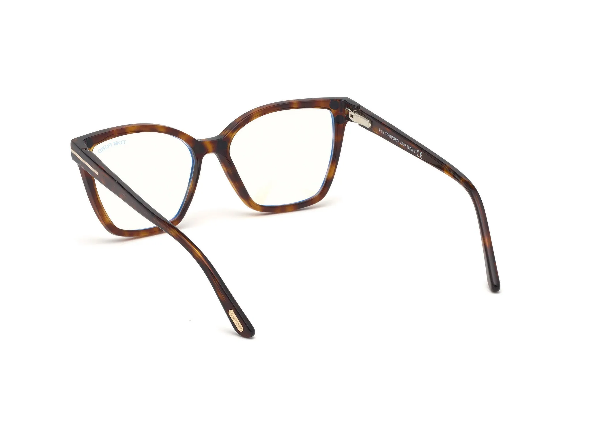 TOM FORD FT5641-B 54 Montature da vista Acetato Havana Farfalla Normale - immagine 4