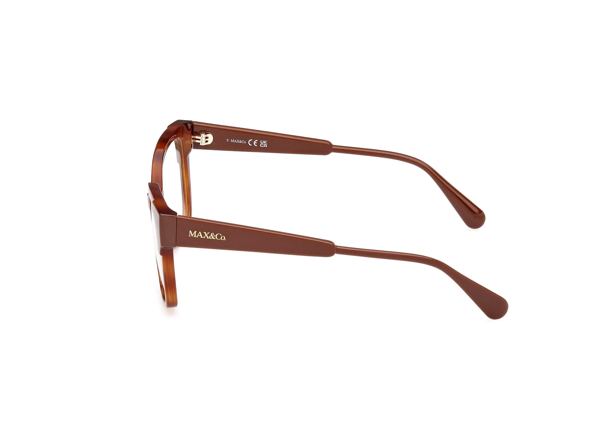 MAX&Co MO5116 52 Montature da vista Iniettato Havana Rotonda Normale - immagine 2