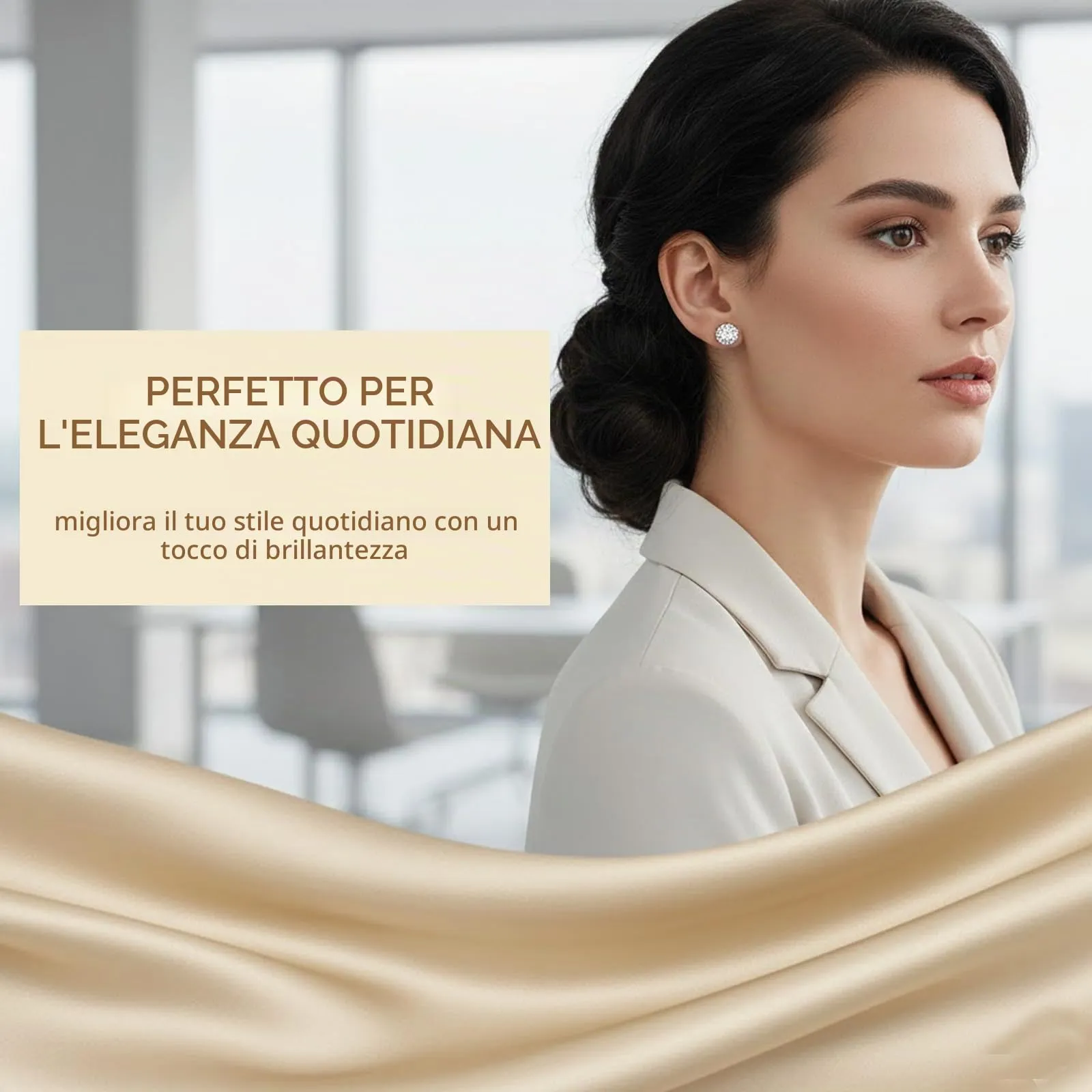 JYXNU 7Paia Orecchini Magnetici Uomo Donna, Senza Buco, Orecchini calamita in Acciaio Inossidabile, Orecchini Diamante, Stili Rotondi e Quadrati, Orecchinis Calamita per Uomo Donna Adolescente Regalo - immagine 2
