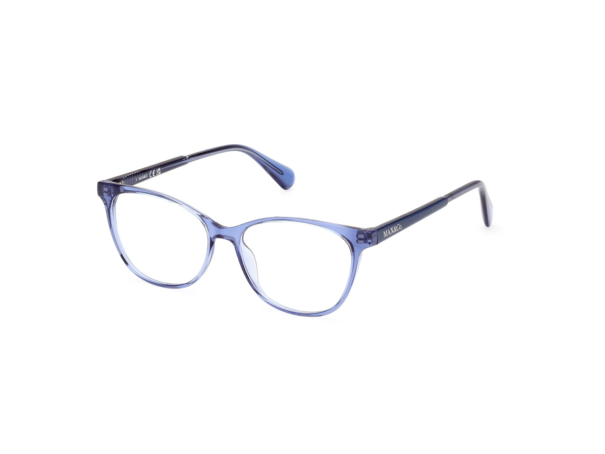 MAX&Co MO5115 92 Montature da vista Iniettato Blu Rotonda Normale - immagine 1