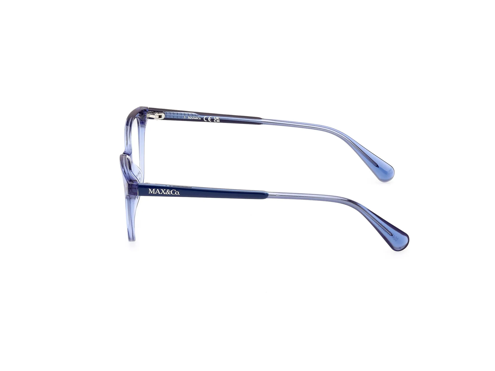 MAX&Co MO5115 92 Montature da vista Iniettato Blu Rotonda Normale - immagine 2