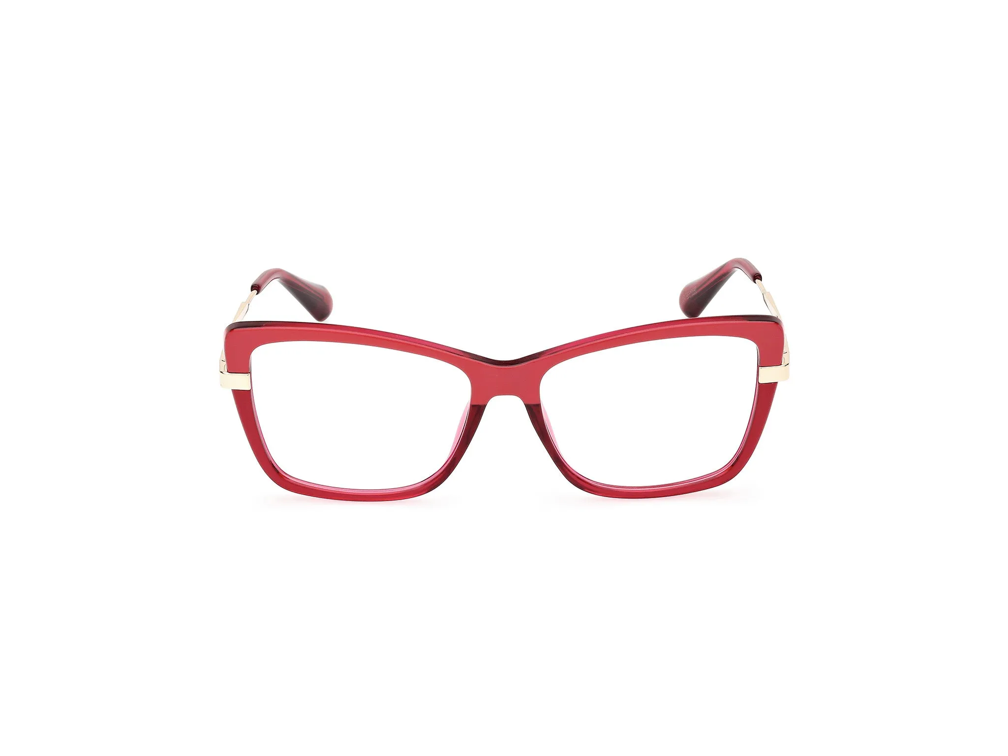 MAX&Co MO5113 68 Montature da vista Iniettato Rosso Cat Eye Normale - immagine 3
