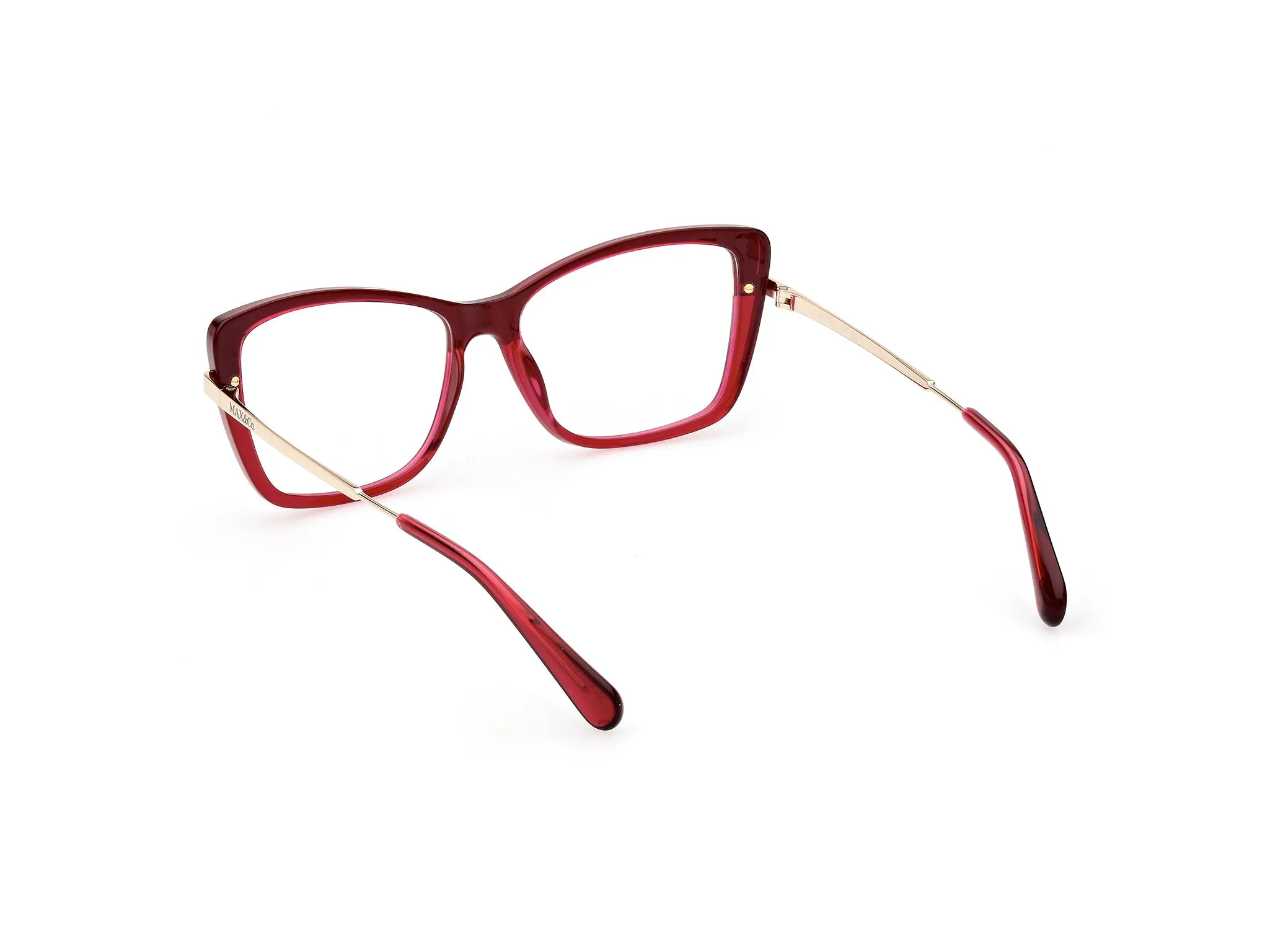 MAX&Co MO5113 68 Montature da vista Iniettato Rosso Cat Eye Normale - immagine 4