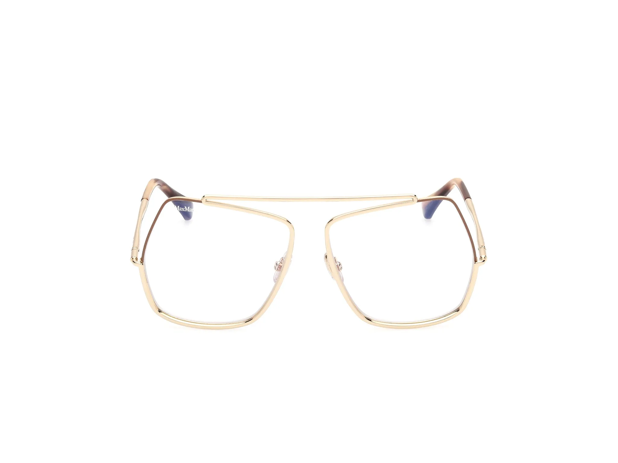 Max Mara MM5118-B 32 Montature da vista Metallo Oro Geometrica Normale - immagine 3