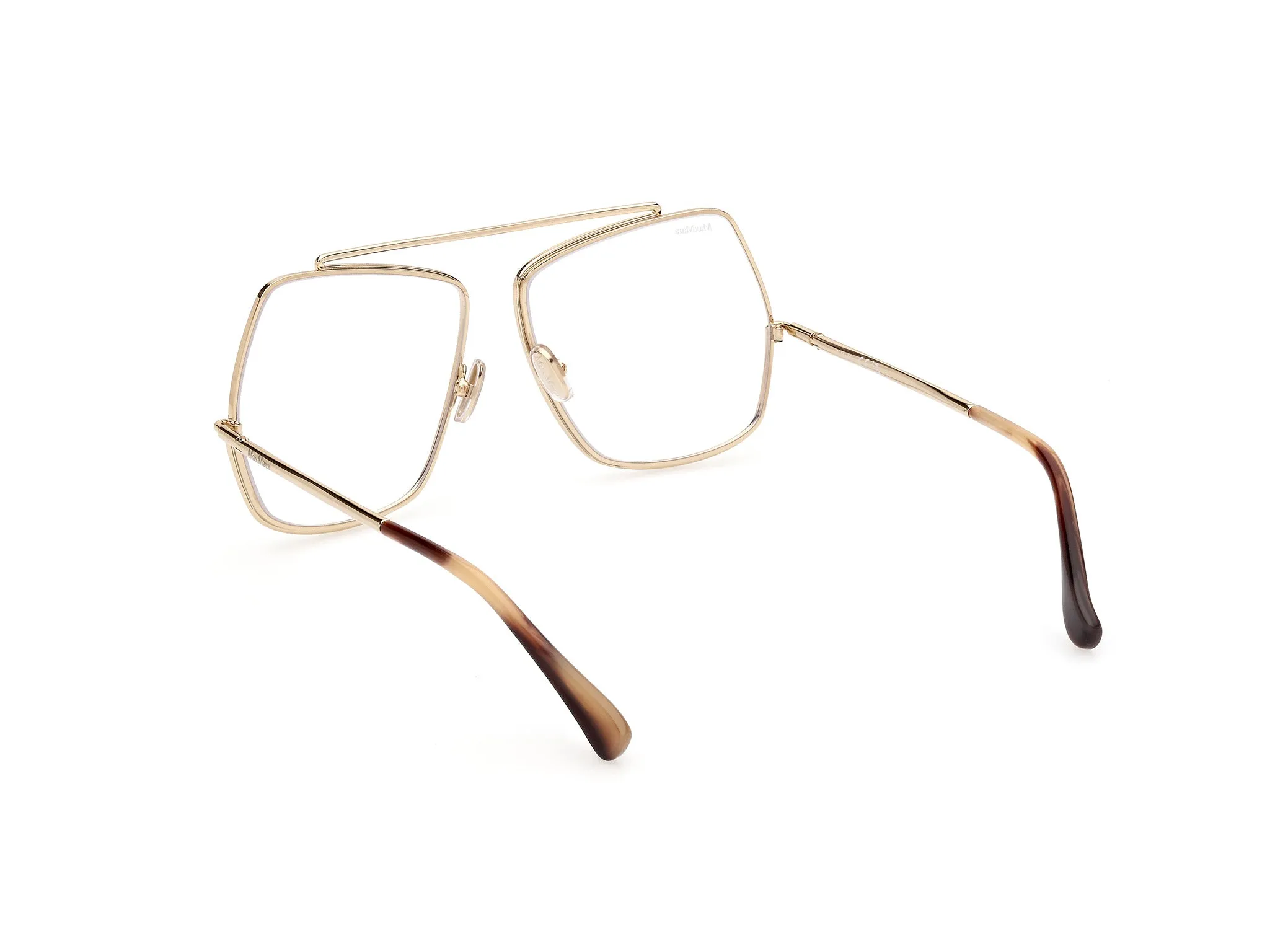 Max Mara MM5118-B 32 Montature da vista Metallo Oro Geometrica Normale - immagine 4