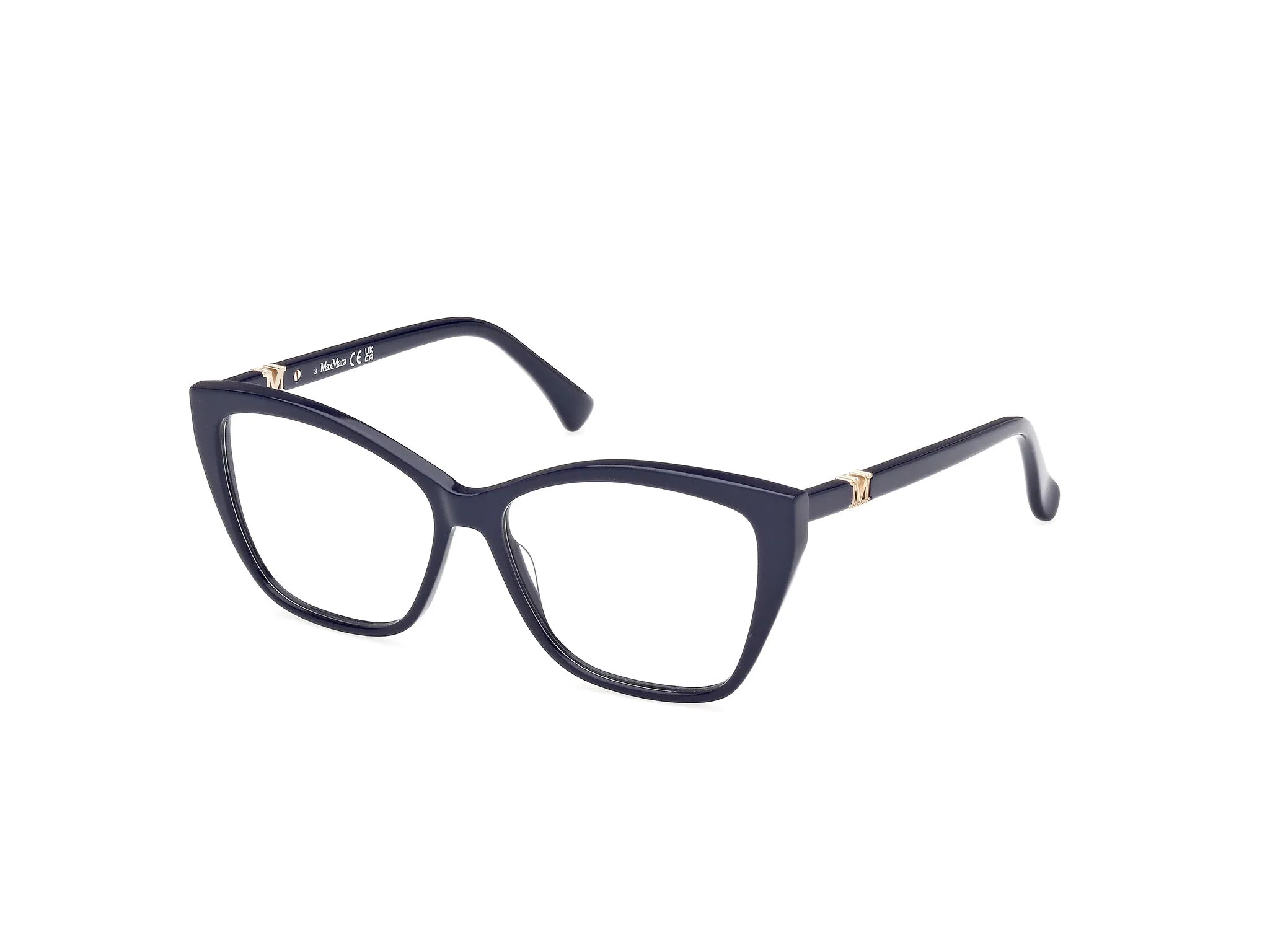 Max Mara MM5036 90 Montature da vista Acetato Blu Squadrata Normale - immagine 1