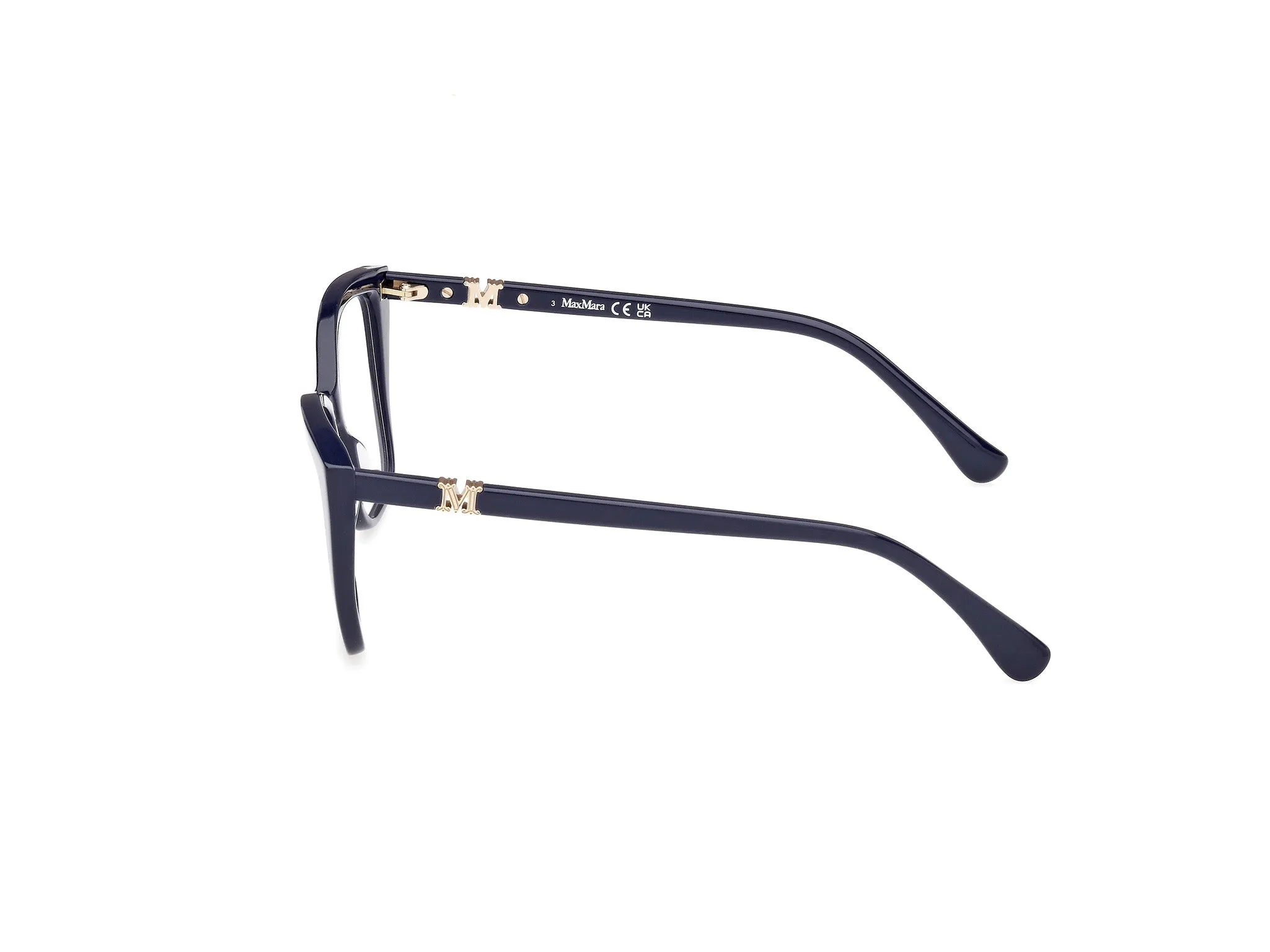 Max Mara MM5036 90 Montature da vista Acetato Blu Squadrata Normale - immagine 2