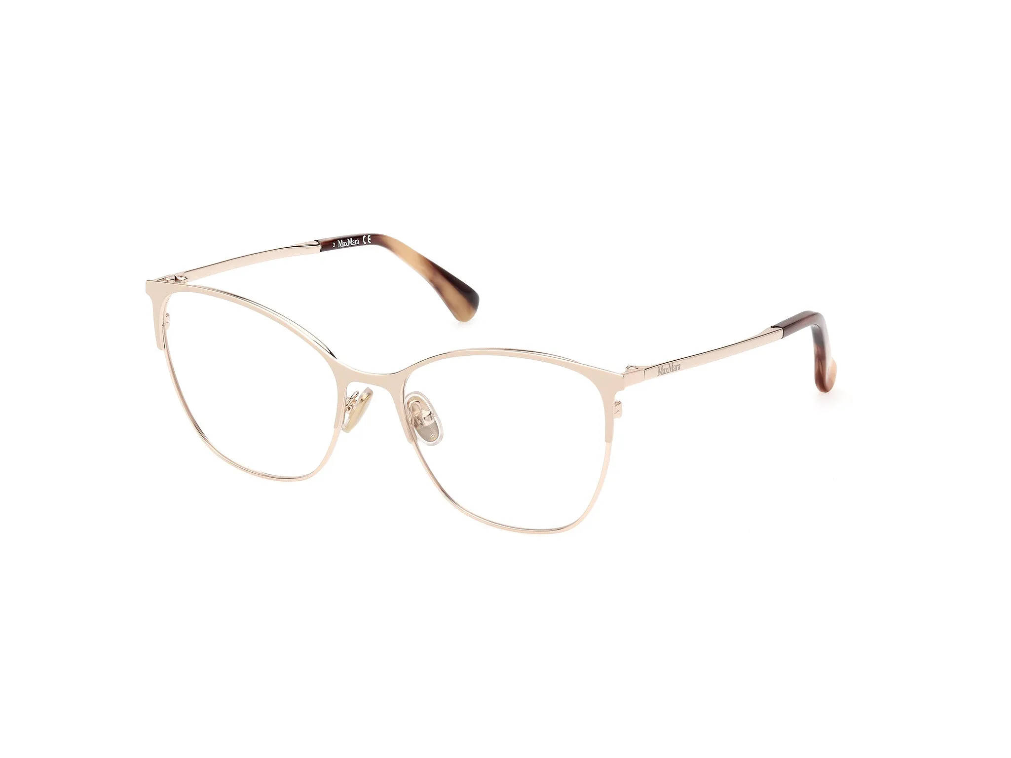Max Mara MM5104 028 Montature da vista Metallo Oro Cat Eye Normale - immagine 1