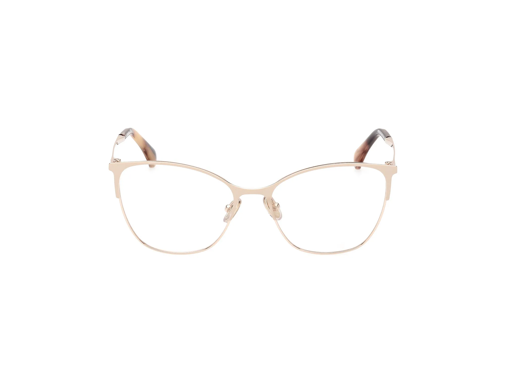 Max Mara MM5104 028 Montature da vista Metallo Oro Cat Eye Normale - immagine 3