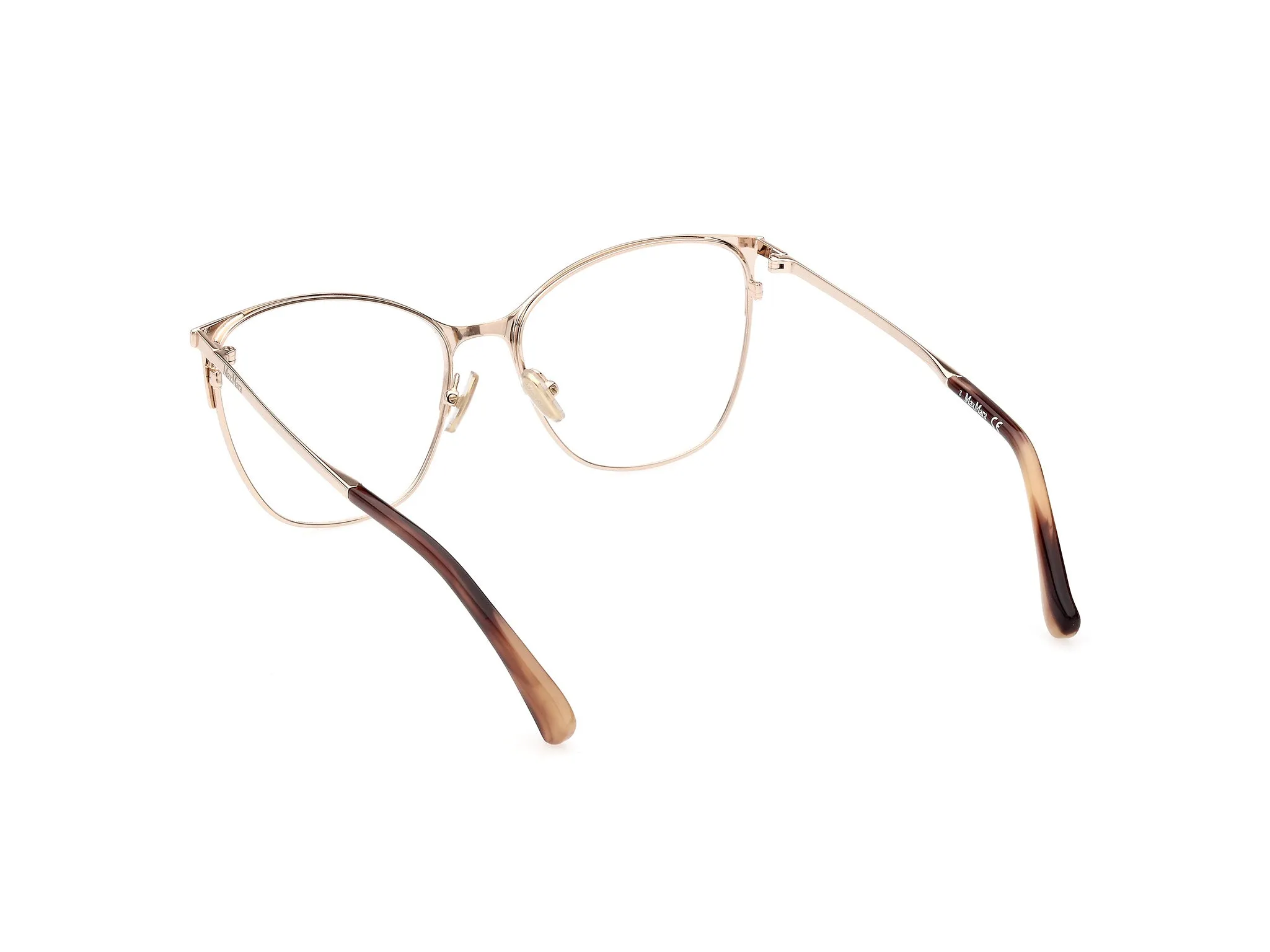Max Mara MM5104 028 Montature da vista Metallo Oro Cat Eye Normale - immagine 4
