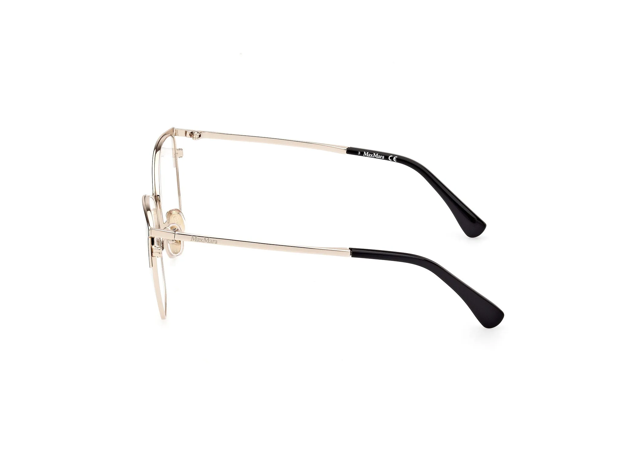 Max Mara MM5104 005 Montature da vista Metallo Nero Cat Eye Normale - immagine 2