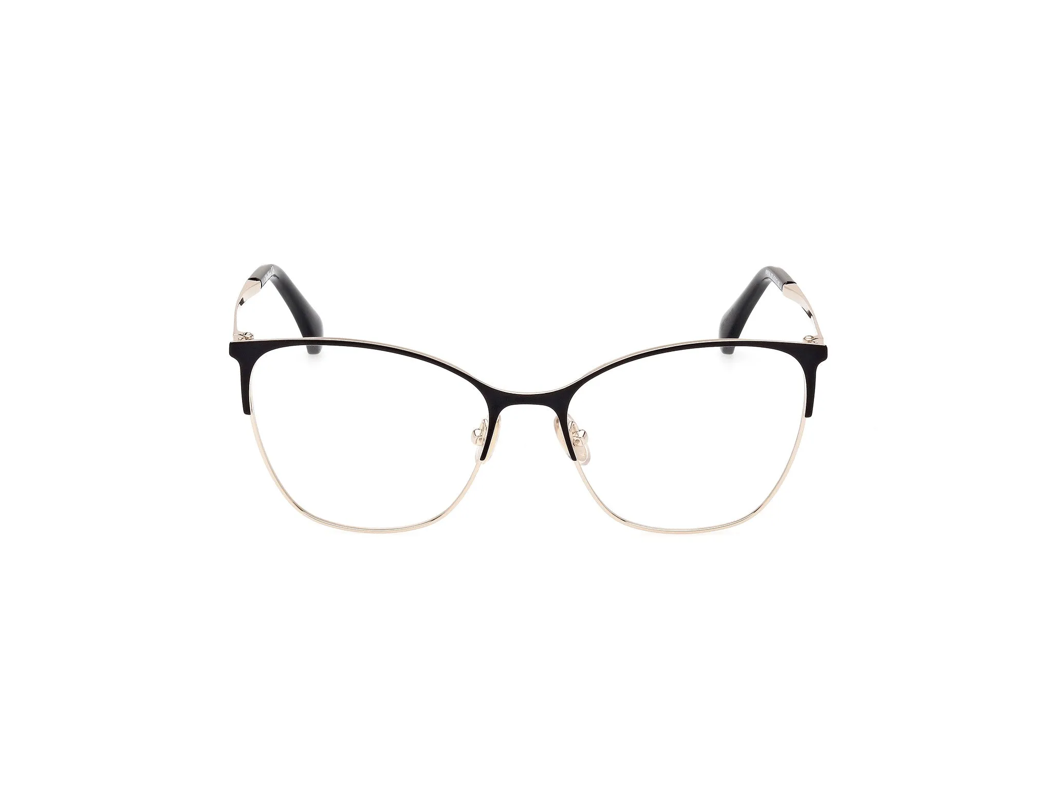Max Mara MM5104 005 Montature da vista Metallo Nero Cat Eye Normale - immagine 3