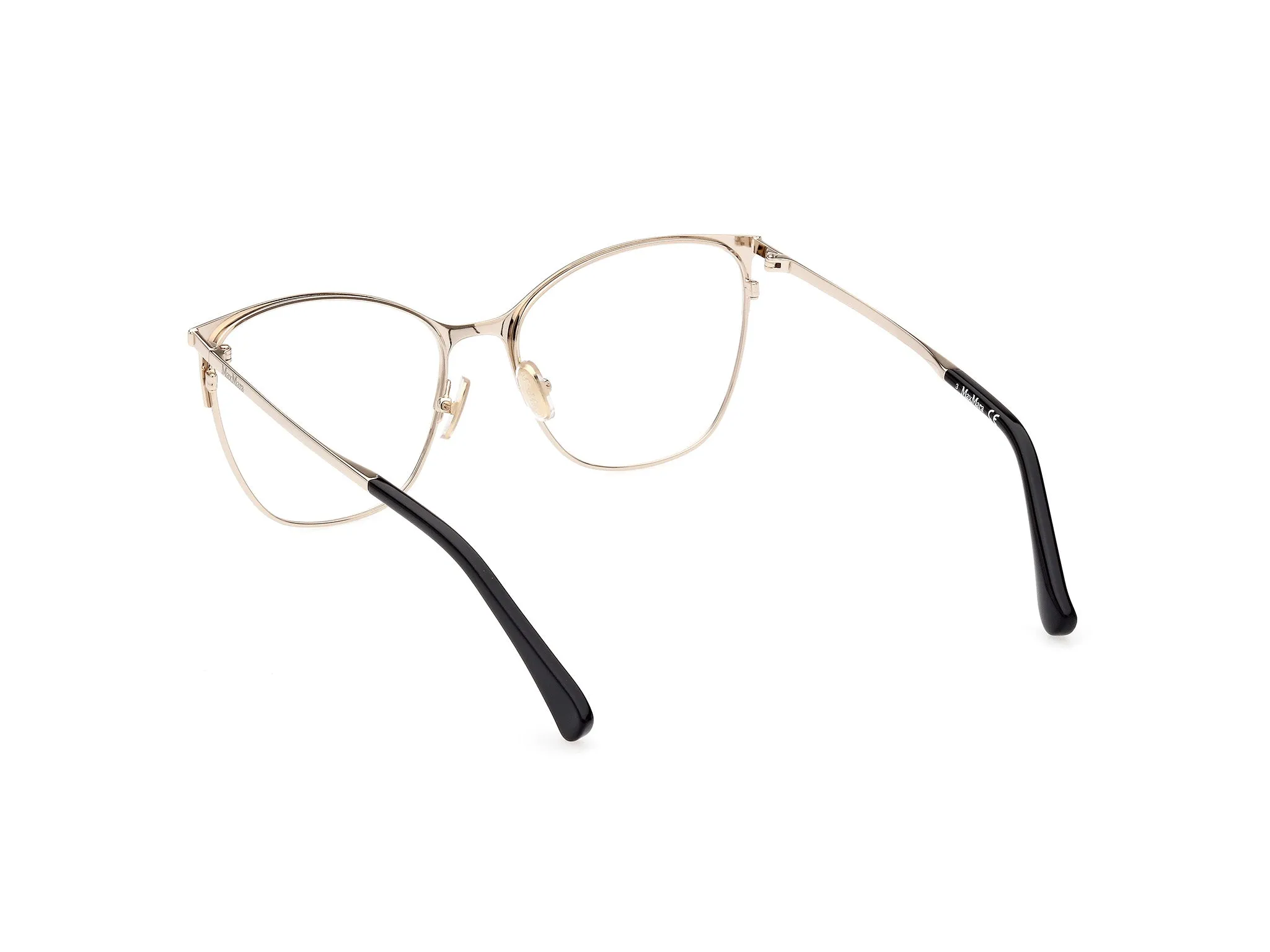 Max Mara MM5104 005 Montature da vista Metallo Nero Cat Eye Normale - immagine 4