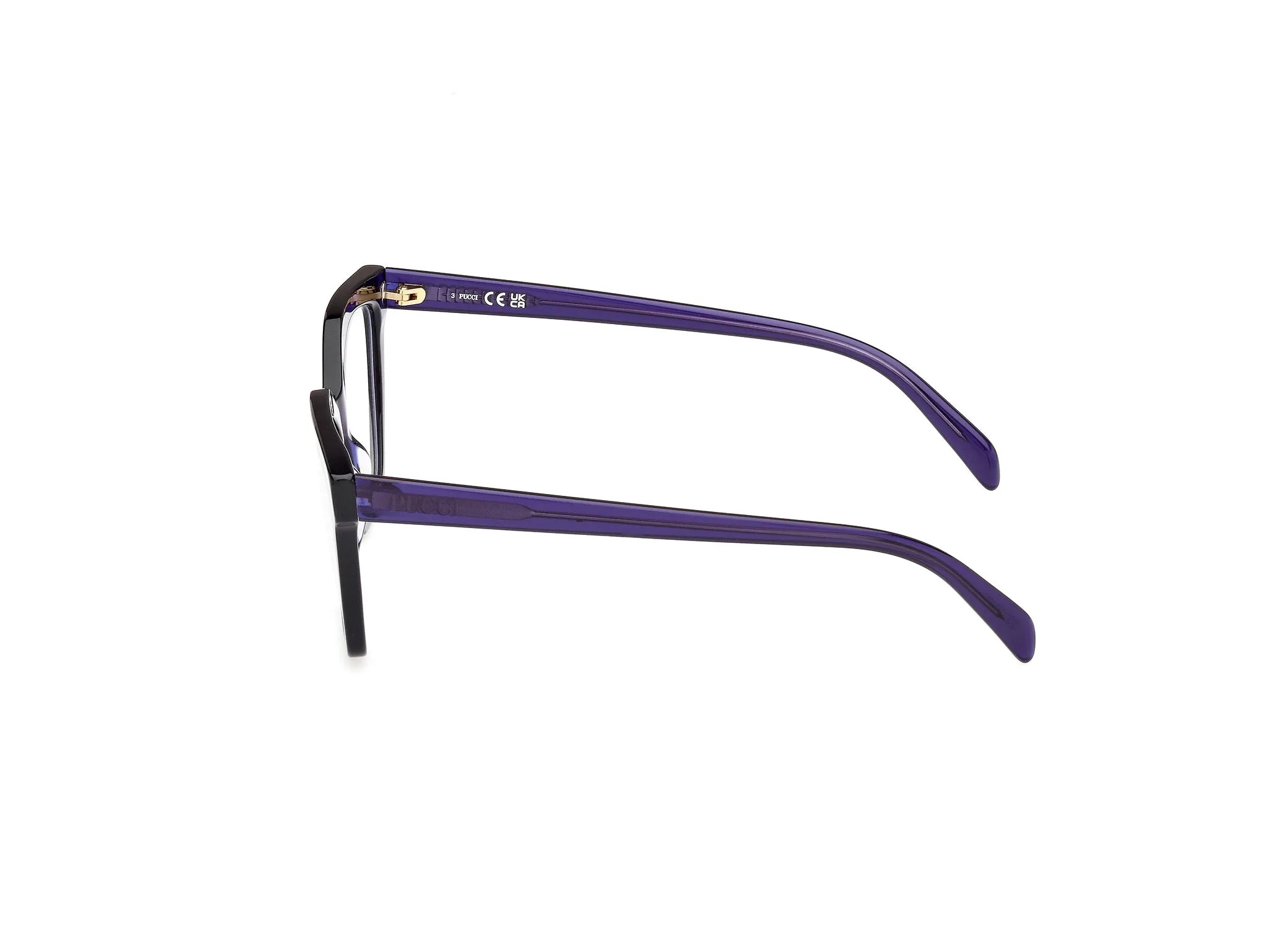 Emilio Pucci EP5239 92 Montature da vista Acetato Blu Geometrica Normale - immagine 2