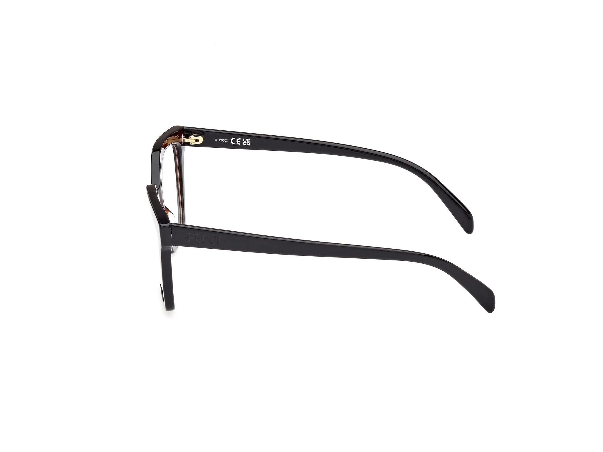 Emilio Pucci EP5239 56 Montature da vista Acetato Havana Geometrica Normale - immagine 2