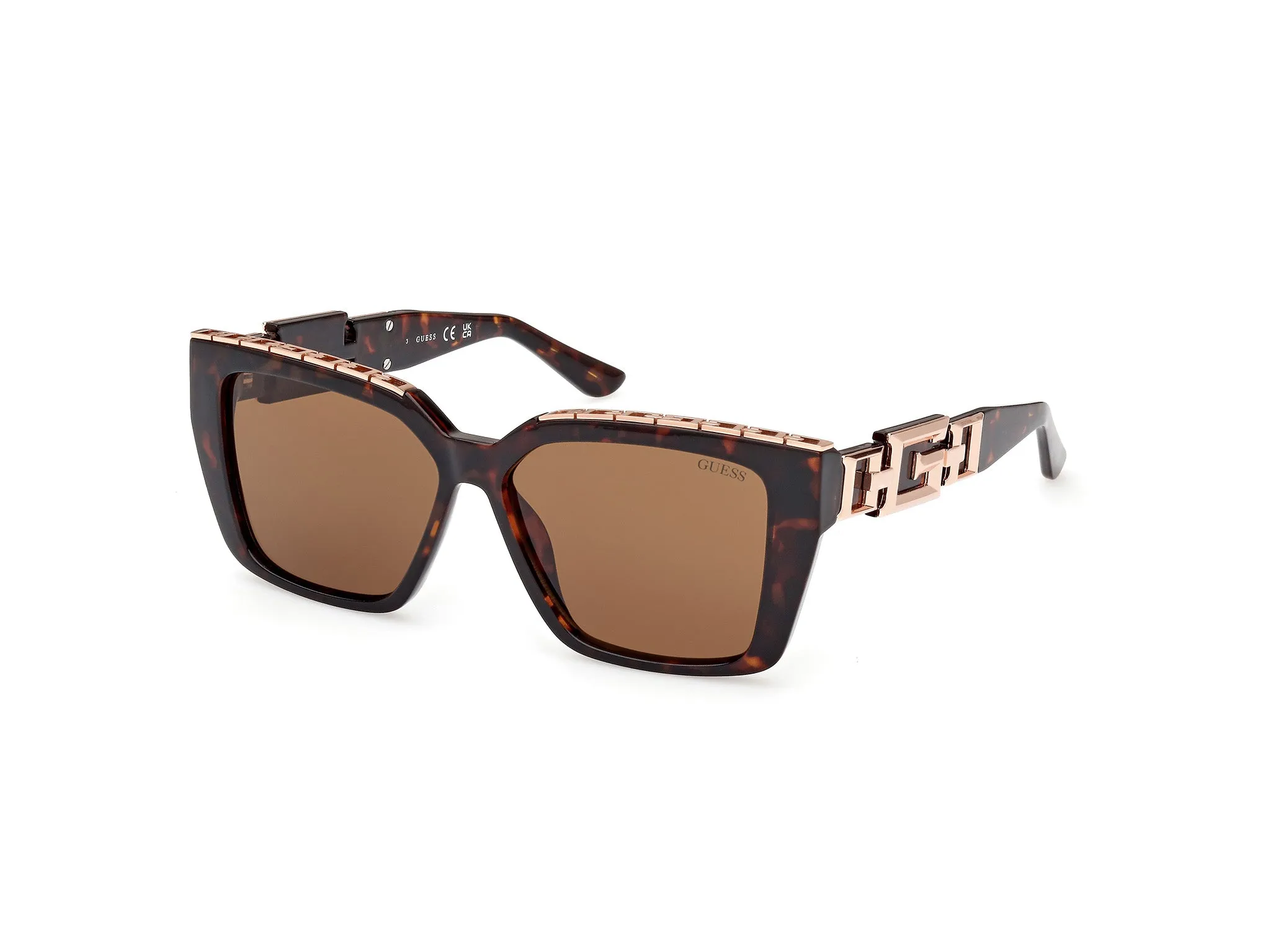 Guess GU7915 52E Occhiali da sole Iniettato Squadrata Normale - immagine 1
