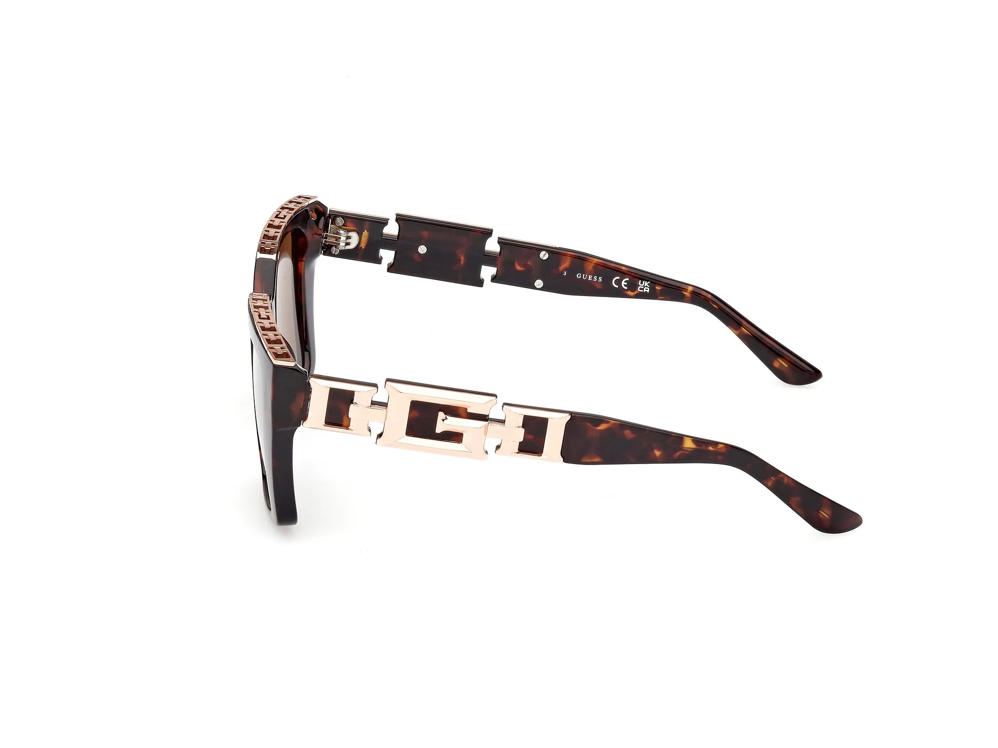 Guess GU7915 52E Occhiali da sole Iniettato Squadrata Normale - immagine 4