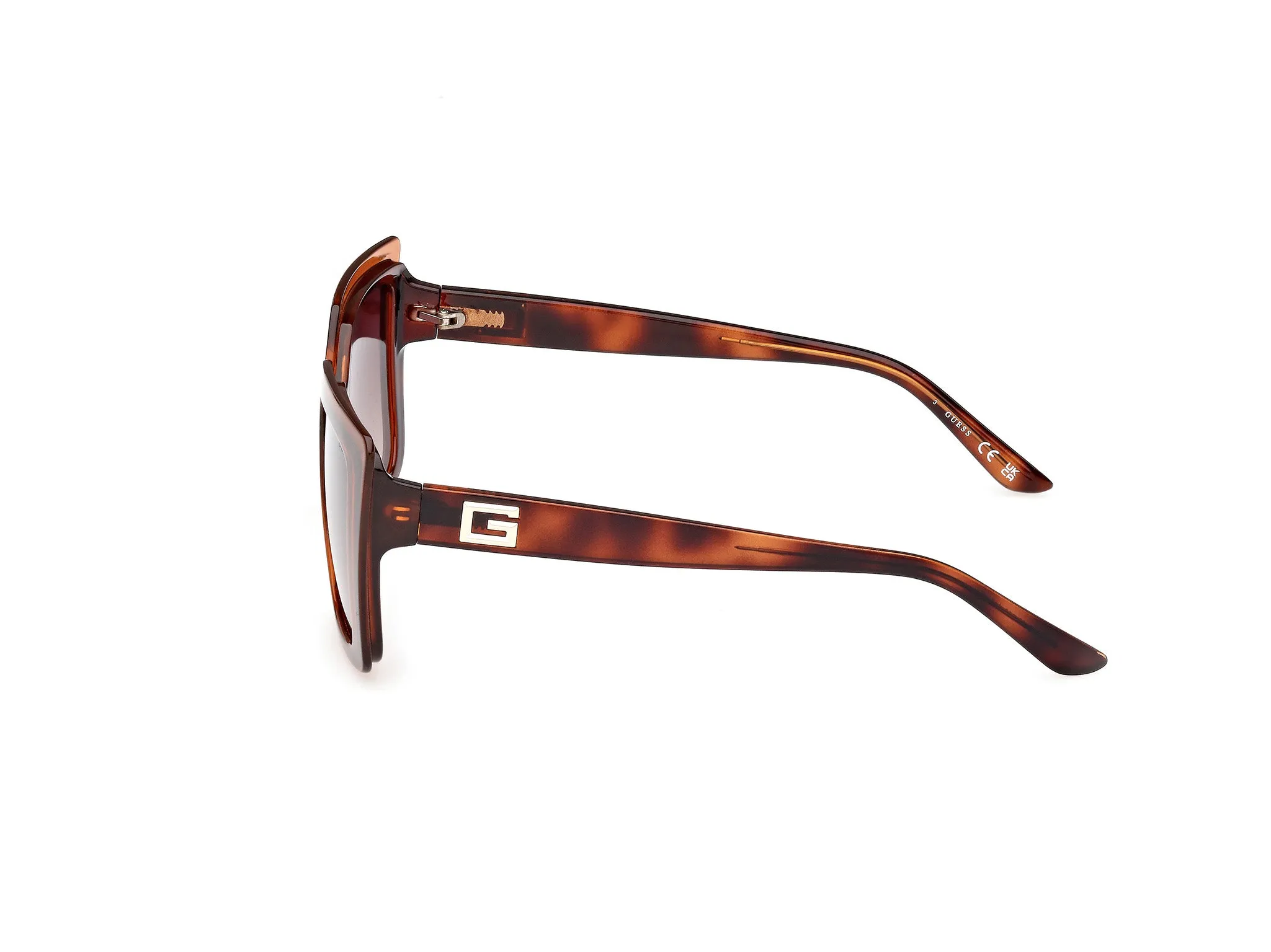 Guess GU7908 52F Occhiali da sole Iniettato Squadrata Normale Sfumato - immagine 2