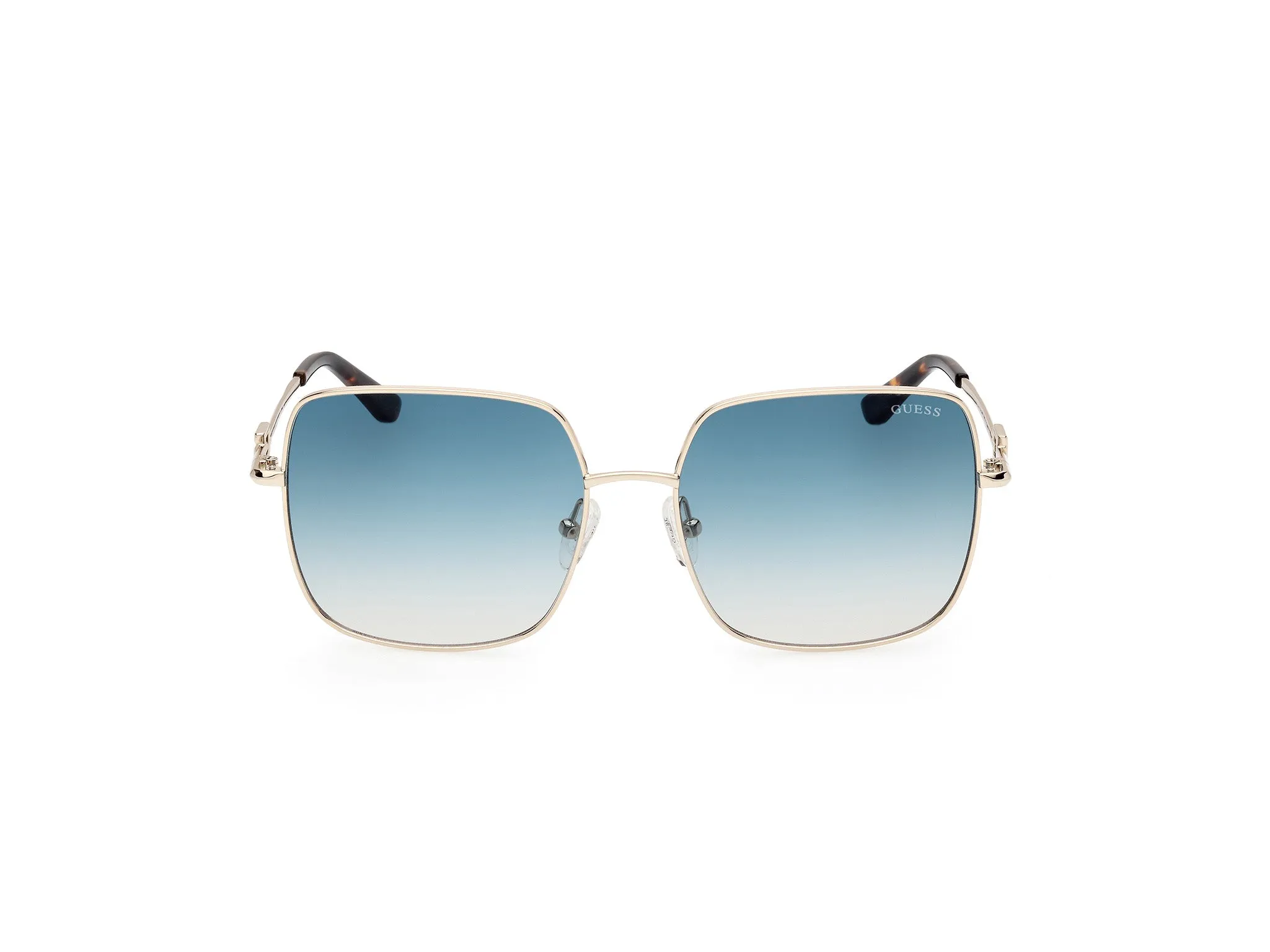 Guess GU7906-H 32P Occhiali da sole Metallo Oro Verde Squadrata Normale Sfumato - immagine 3