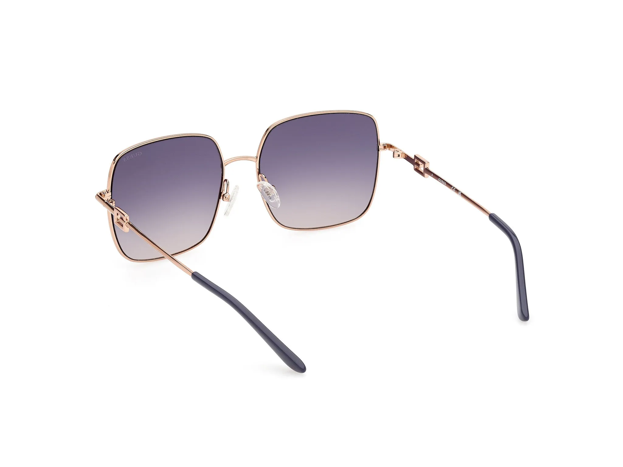 Guess GU7906-H 20B Occhiali da sole Metallo Grigio Fumo Squadrata Normale Sfumato - immagine 4