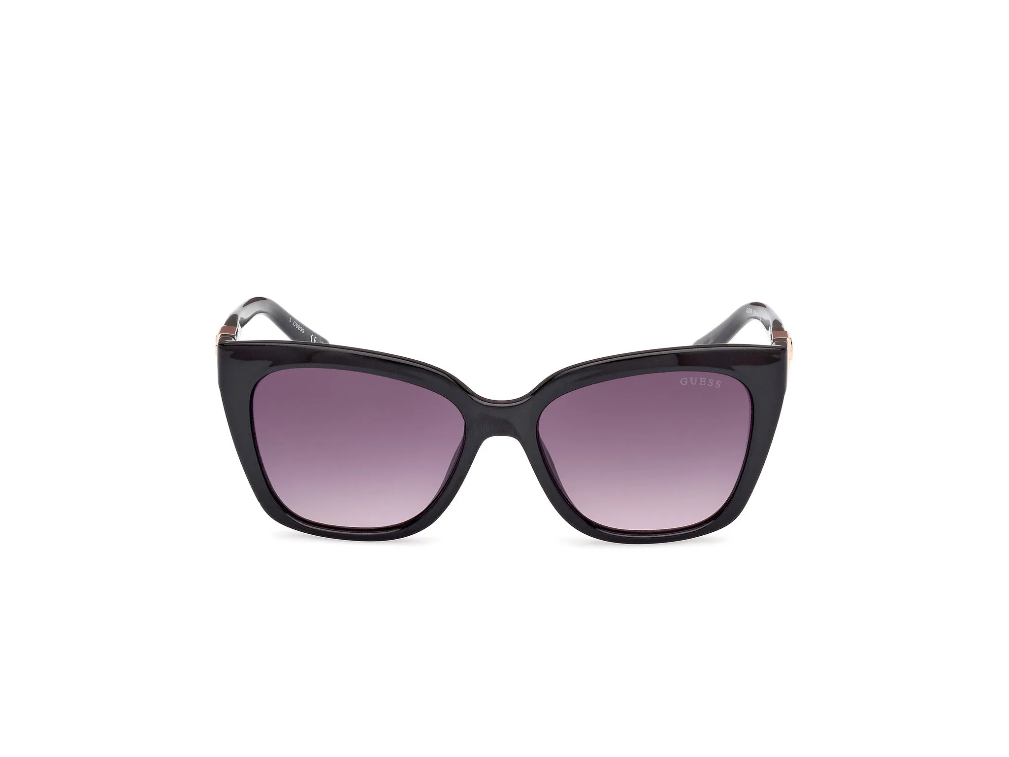 Guess GU7878 01B Occhiali da sole Iniettato Nero Fumo Squadrata Normale - immagine 3