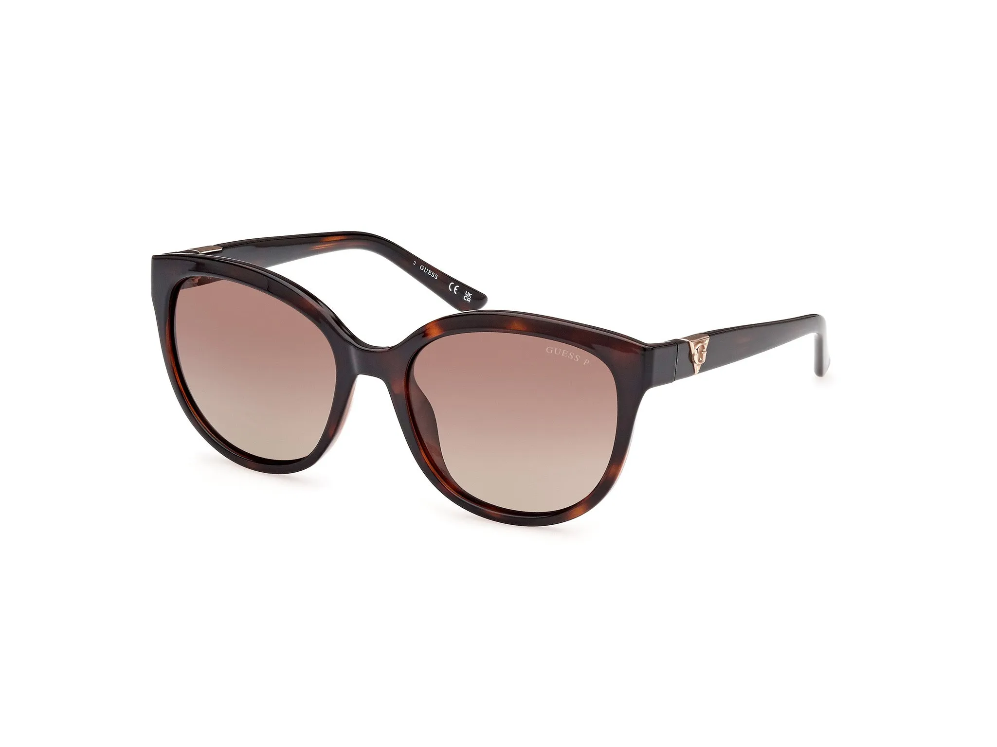 Guess GU7877 52H Occhiali da sole Iniettato Rotonda Polarizzata - immagine 1
