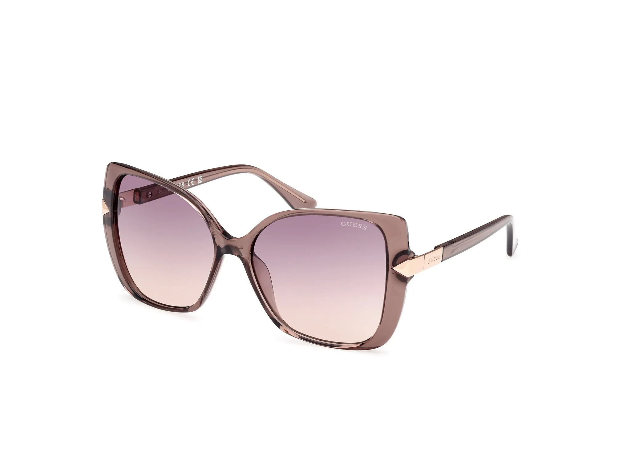Guess GU7820 59Z Occhiali da sole Iniettato Farfalla Normale - immagine 1