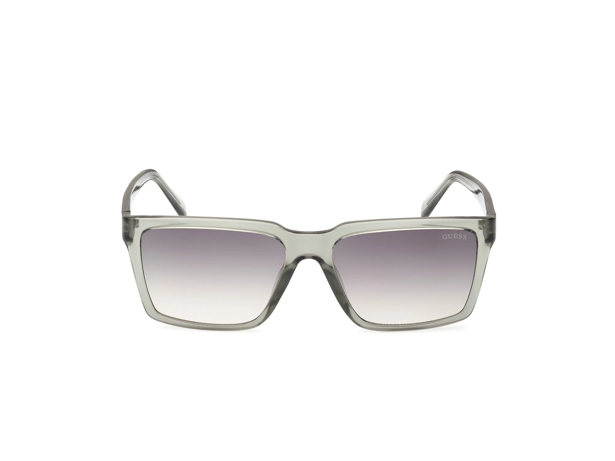 Guess GU00084 93P Occhiali da sole Iniettato Verde Verde Squadrata Normale Sfumato - immagine 3