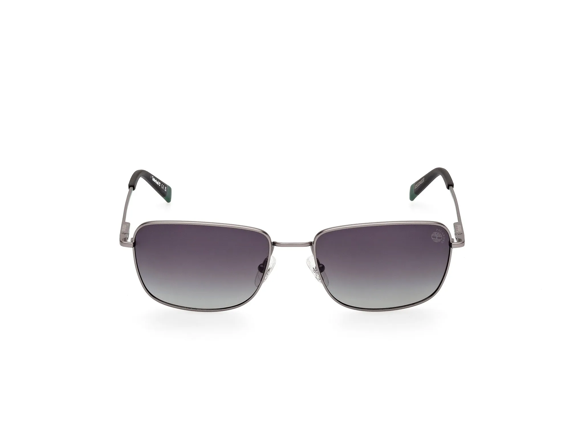 Timberland TB9338 09D Occhiali da sole Metallo Squadrata Polarizzata Sfumato - immagine 3