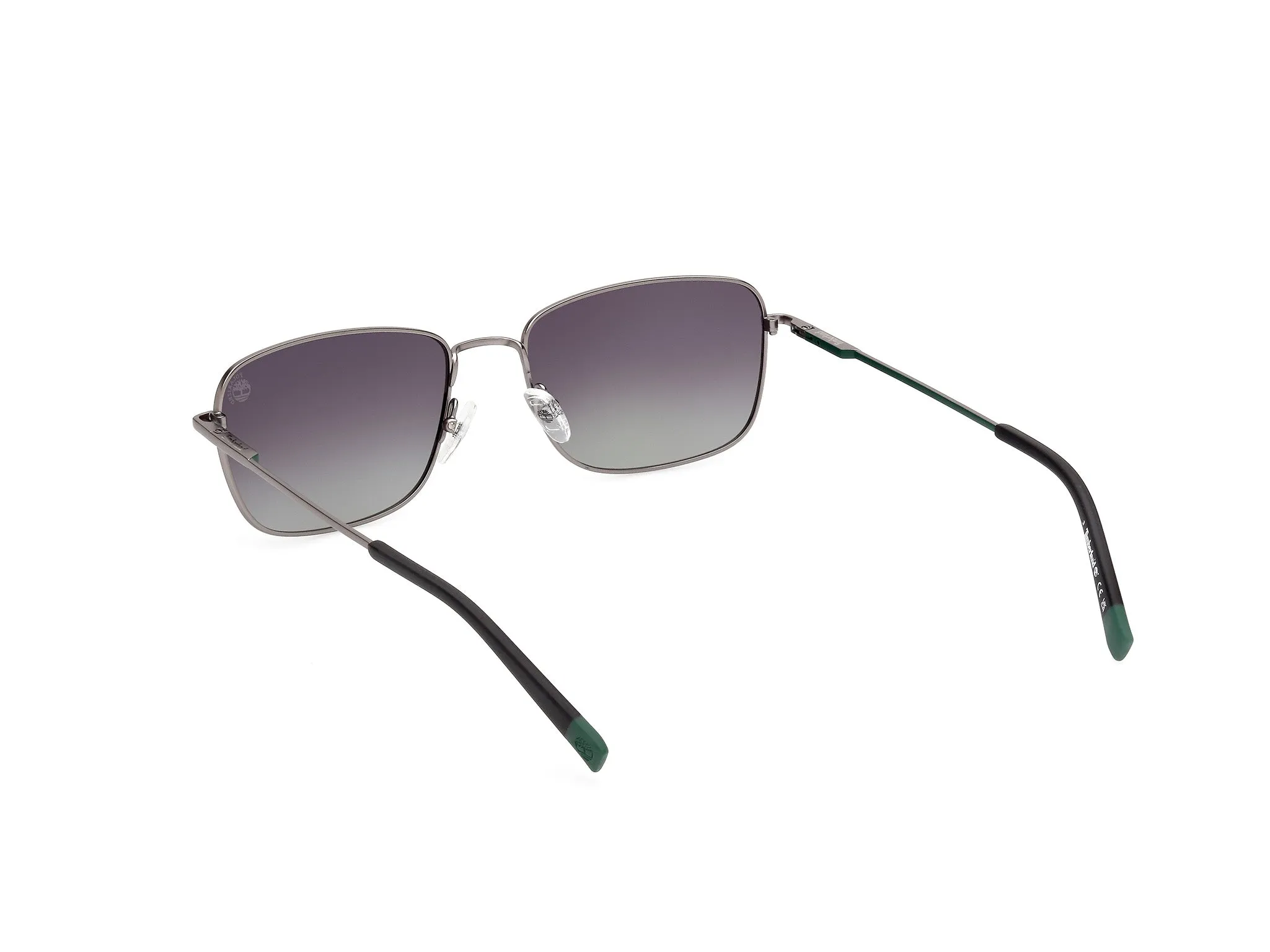 Timberland TB9338 09D Occhiali da sole Metallo Squadrata Polarizzata Sfumato - immagine 4