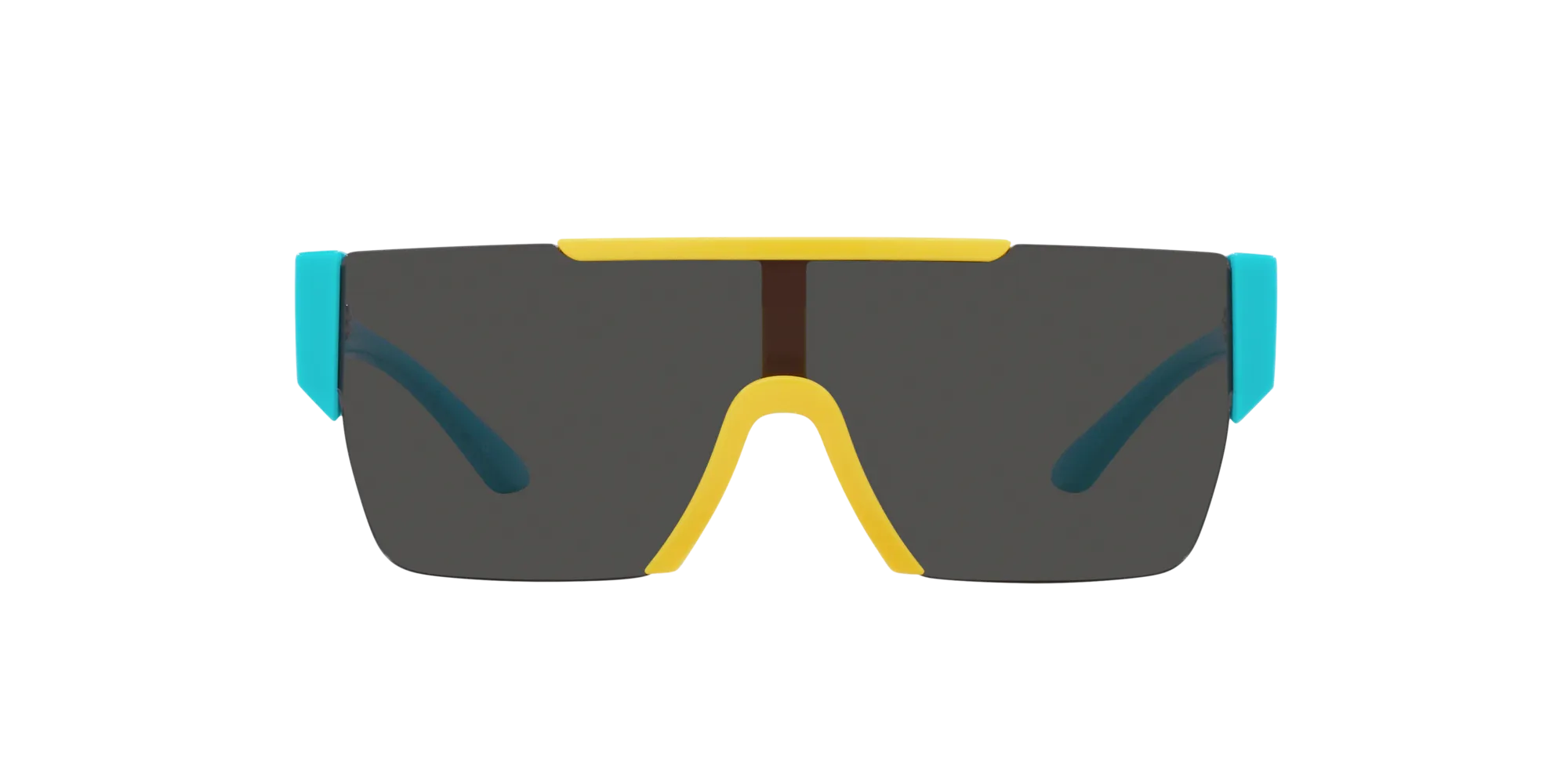 Burberry JB4387 405087 Occhiali da sole Iniettato Giallo Grigio Squadrata Normale - immagine 2