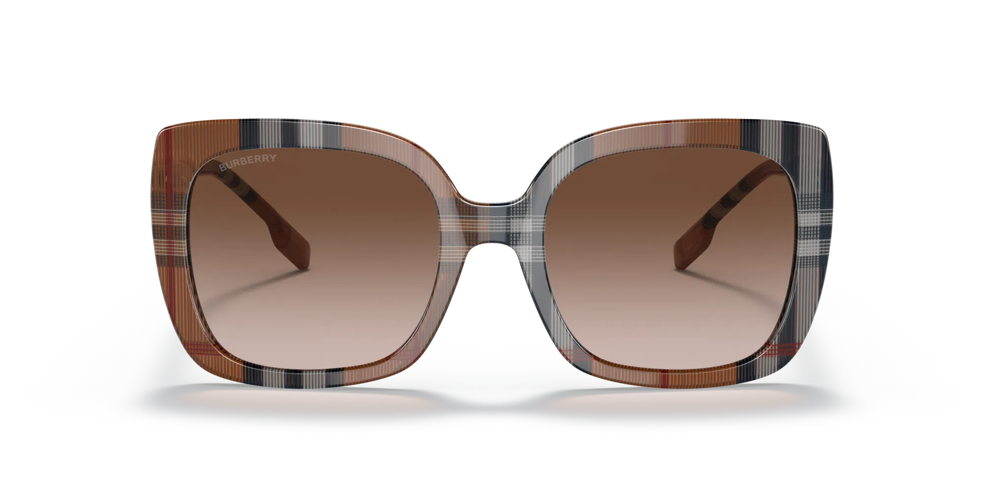 Burberry BE4323 CAROLL 400513 Occhiali da sole Acetato Marrone Marrone Squadrata Normale Sfumato - immagine 3