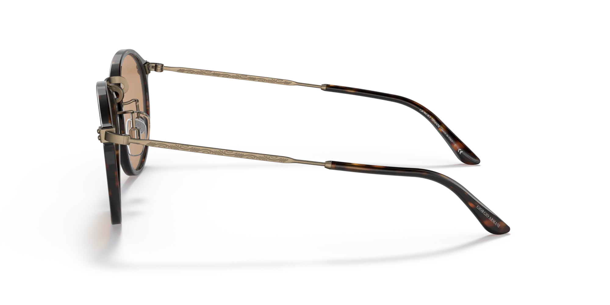 Giorgio Armani AR 318SM 502653 Occhiali da sole Acetato Tartaruga Marrone Pantos Normale - immagine 4