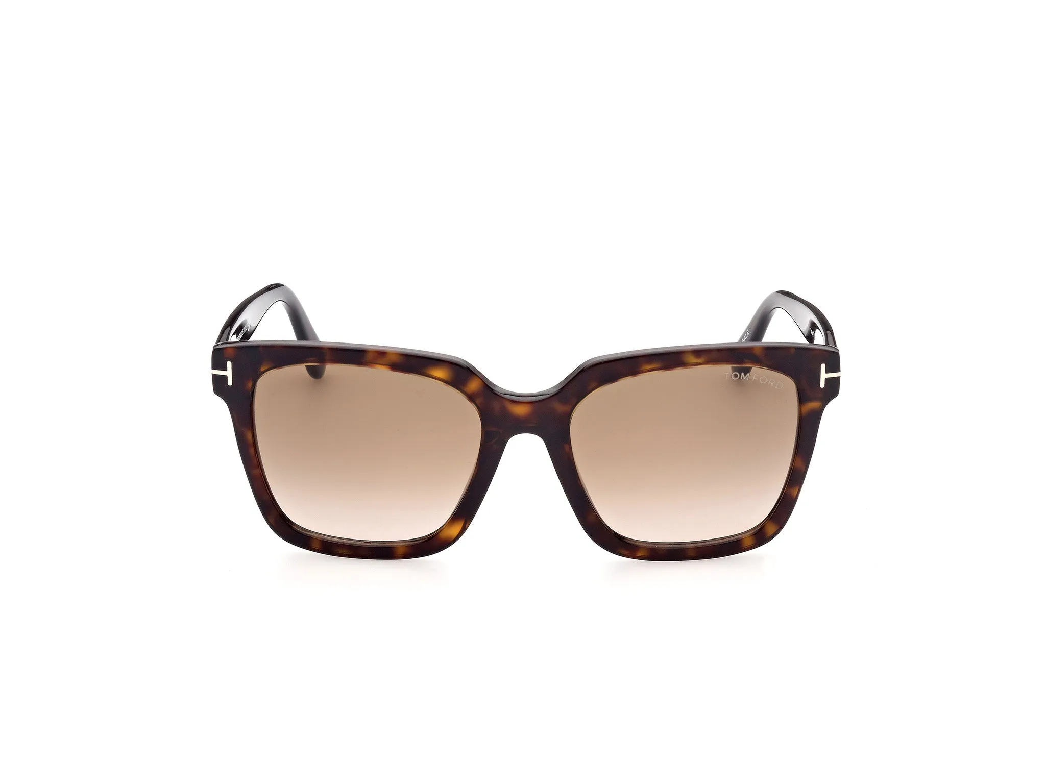 TOM FORD FT0952 SELBY 52F Occhiali da sole Acetato Havana Marrone Squadrata Normale Sfumato - immagine 2