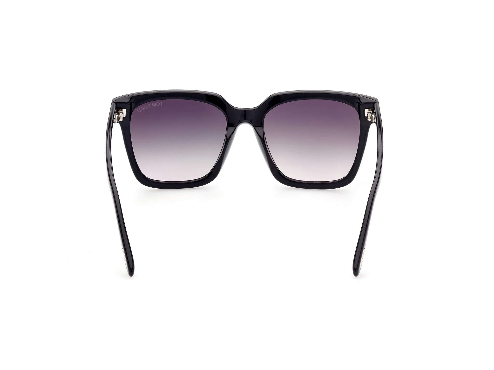 TOM FORD FT0952 SELBY 01B Occhiali da sole Acetato Nero Grigio Squadrata Normale Sfumato - immagine 4