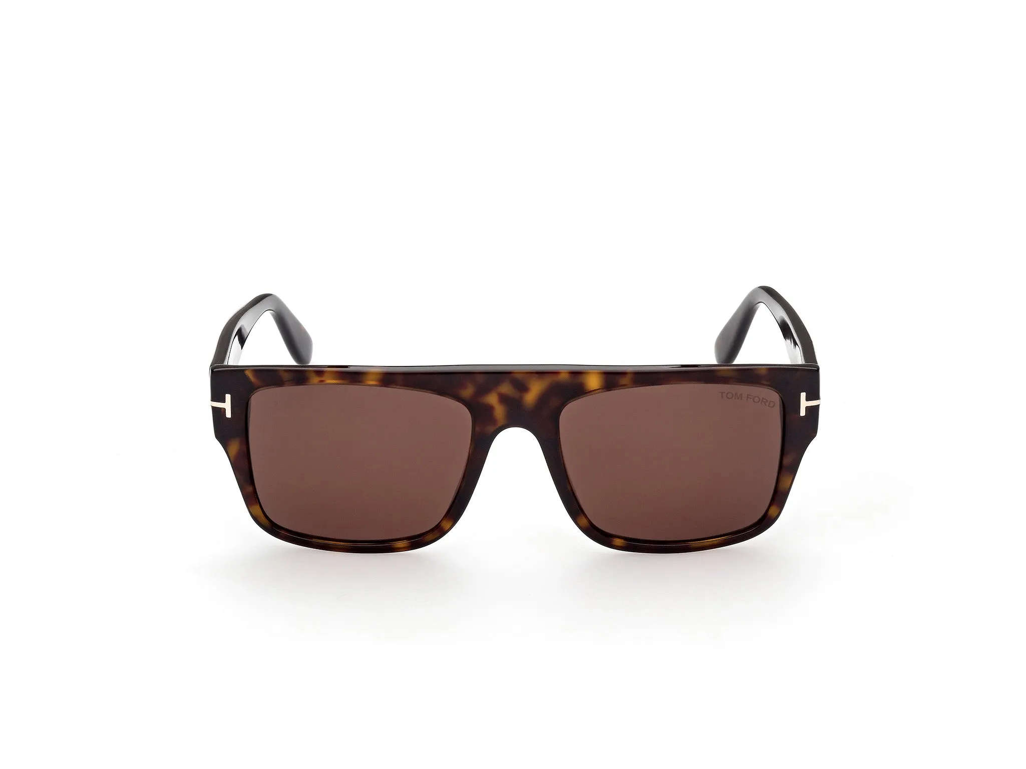 TOM FORD FT0907 DUNNING-02 52E Occhiali da sole Acetato Havana Marrone Squadrata Normale - immagine 2