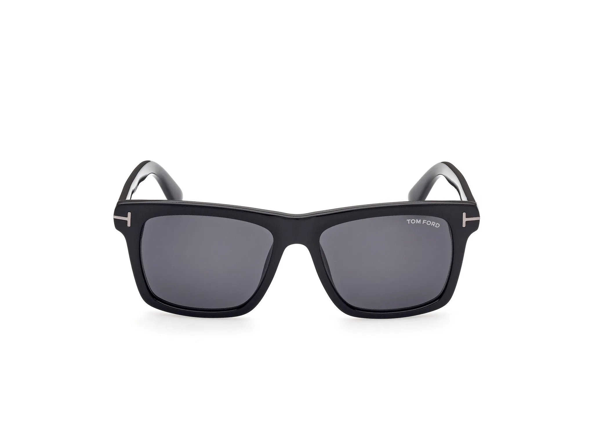 TOM FORD FT0906-N BUCKLEY-02 01A Occhiali da sole Acetato Nero Grigio Squadrata Normale - immagine 2