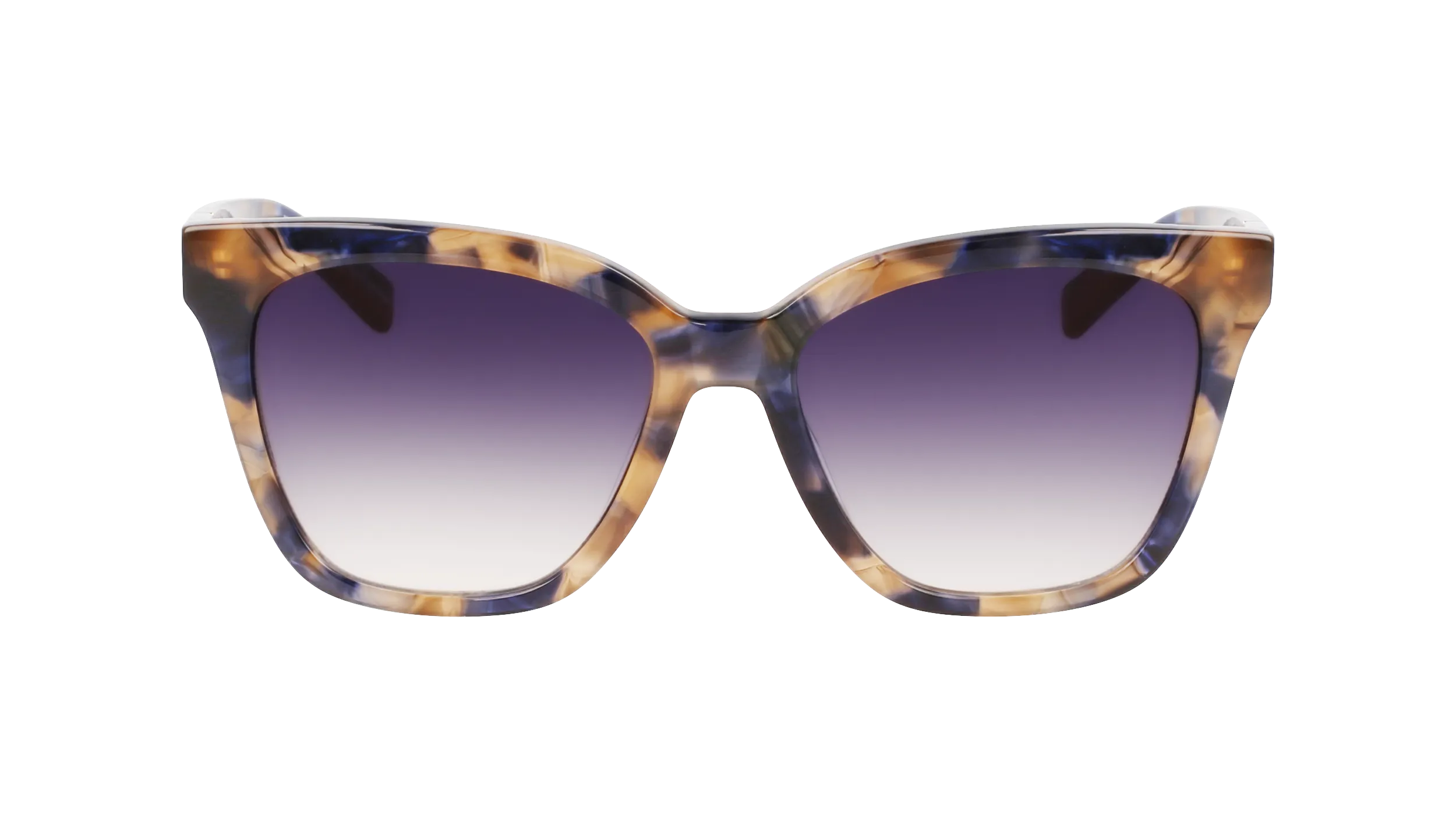 LONGCHAMP LO696S 430 Occhiali da sole Acetato Havana Viola Squadrata Normale Fotocromatiche - immagine 2